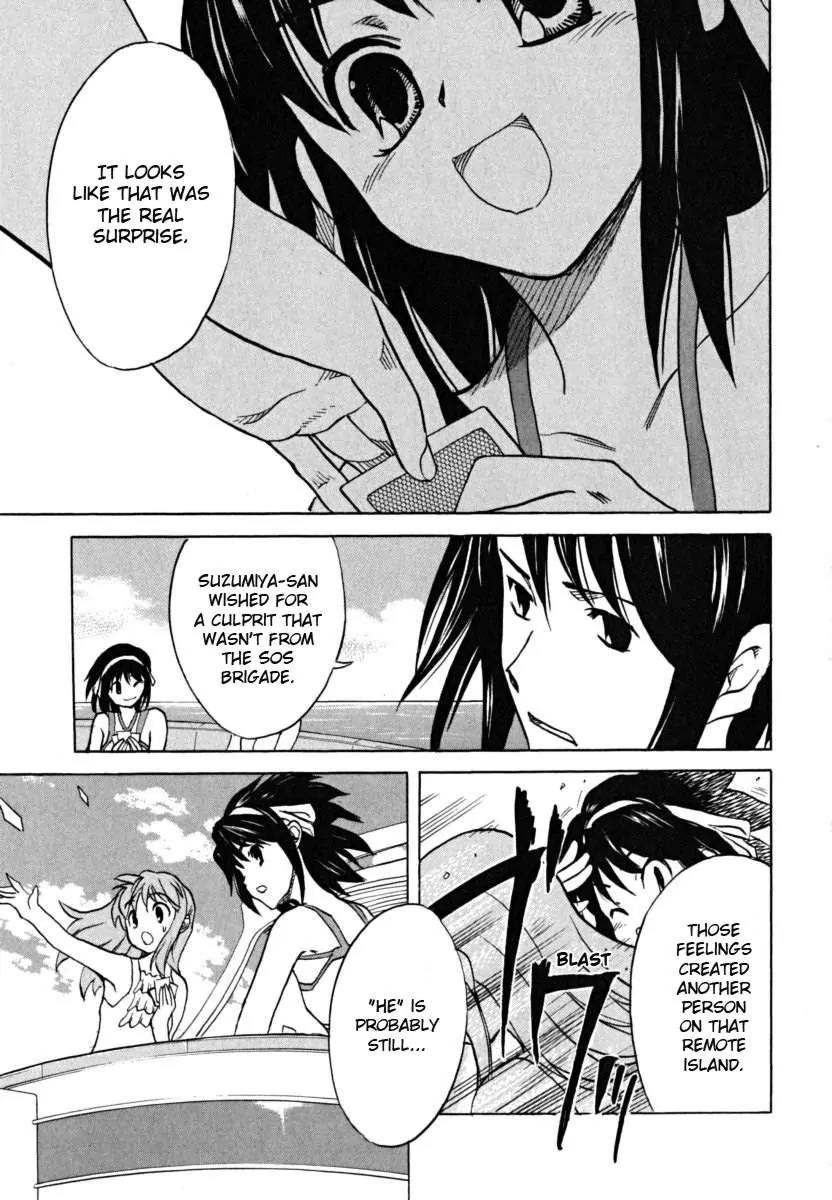 Suzumiya Haruhi no Yuuutsu Chapter 19 page 35 - Chapter 19: Remote Island Syndrome II
