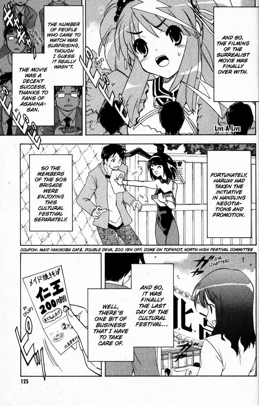 Suzumiya Haruhi no Yuuutsu Chapter 30 page 1 - Chapter 30: Live A Live