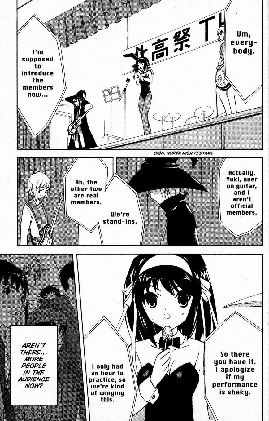Suzumiya Haruhi no Yuuutsu Chapter 30 page 14 - Chapter 30: Live A Live