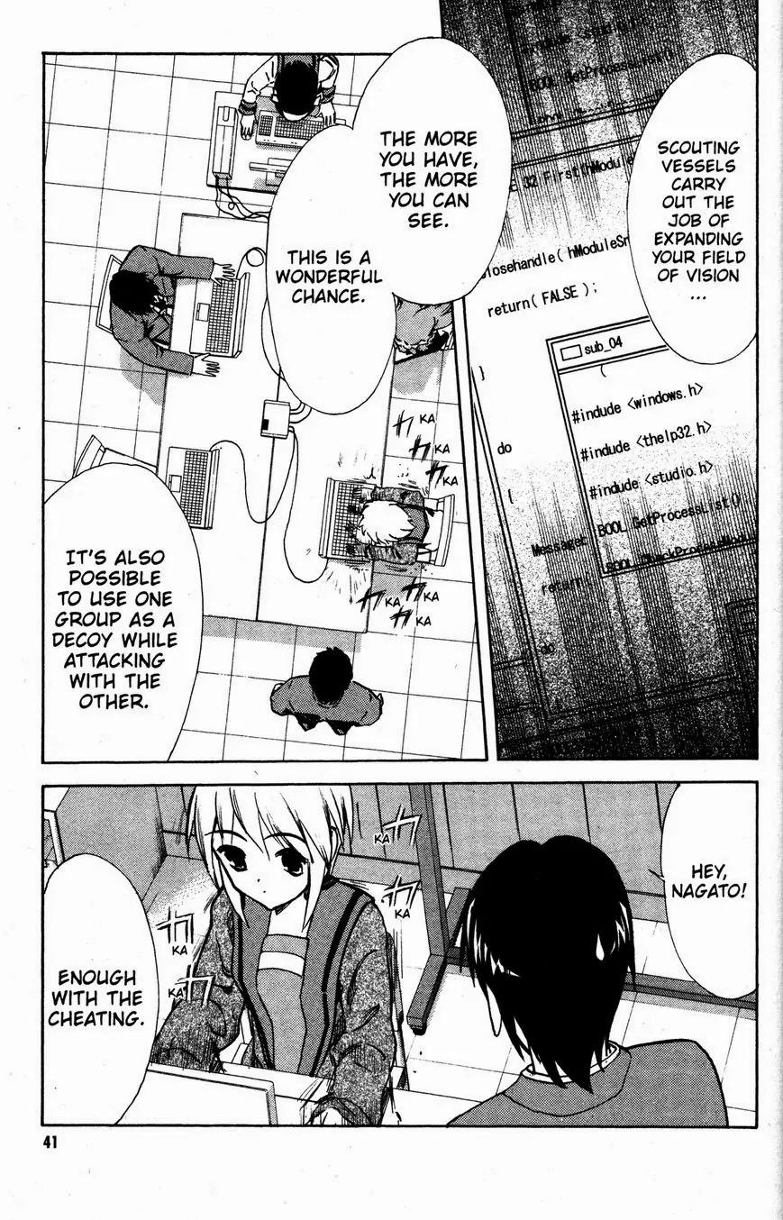 Suzumiya Haruhi no Yuuutsu Chapter 33 page 4 - Chapter 33: The Day of Sagittarius II