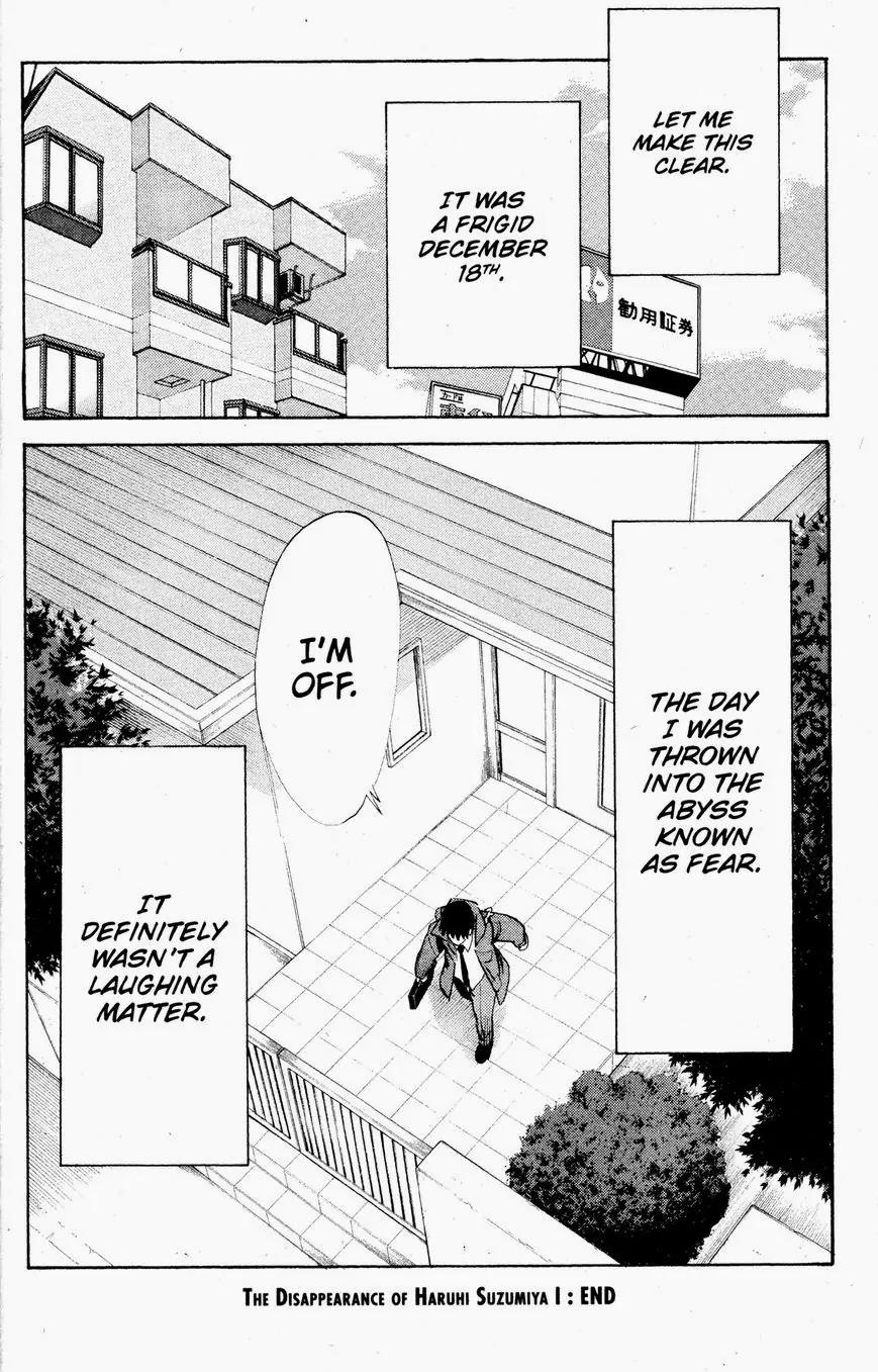 Suzumiya Haruhi no Yuuutsu Chapter 35 page 33 - Chapter 35: The Disappearance of Haruhi Suzumiya I