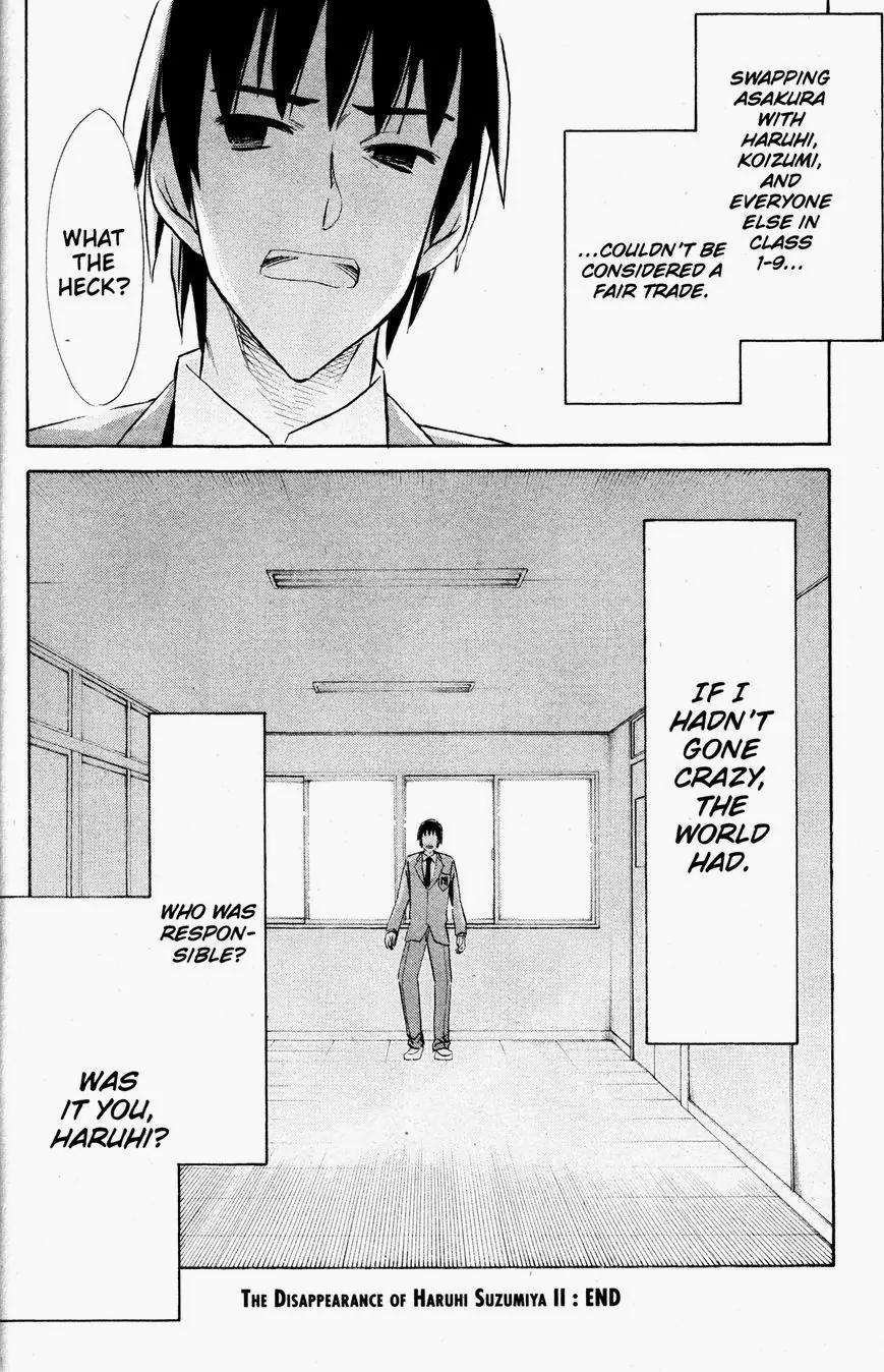 Suzumiya Haruhi no Yuuutsu Chapter 36 page 30 - Chapter 36: The Disappearance of Haruhi Suzumiya II