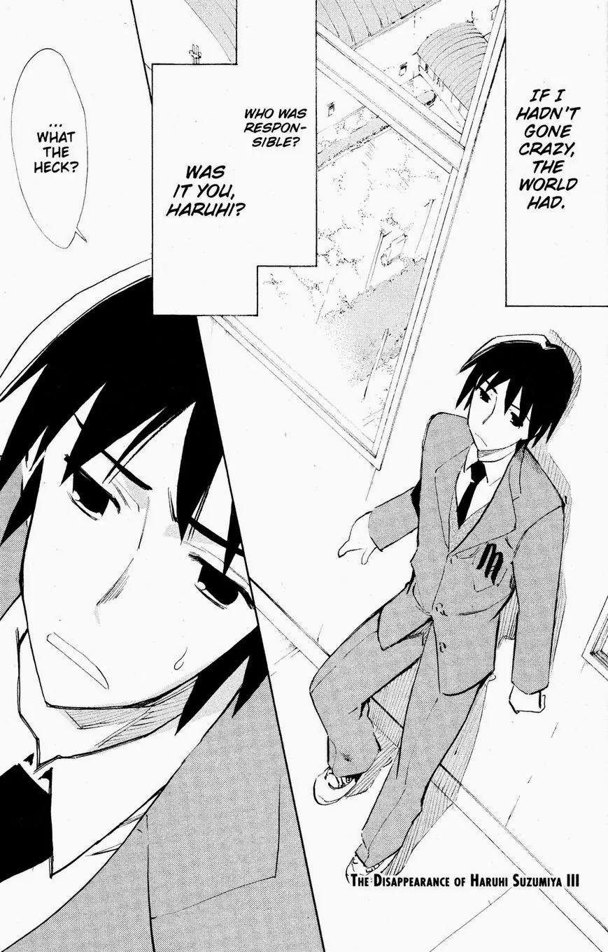 Suzumiya Haruhi no Yuuutsu Chapter 37 page 1 - Chapter 37: The Disappearance of Haruhi Suzumiya III