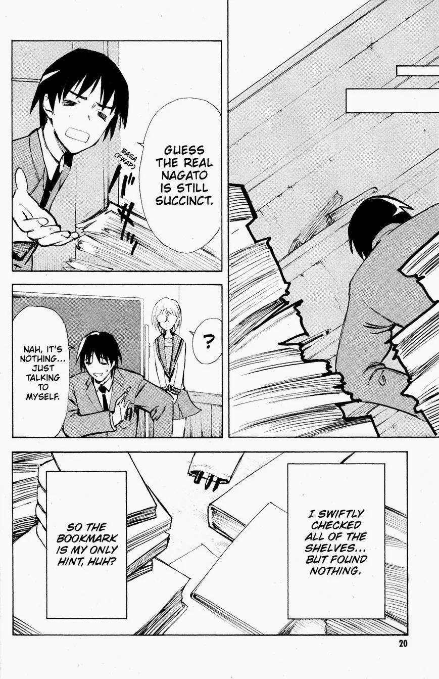 Suzumiya Haruhi no Yuuutsu Chapter 38 page 21 - Chapter 38: The Disappearance of Haruhi Suzumiya IV