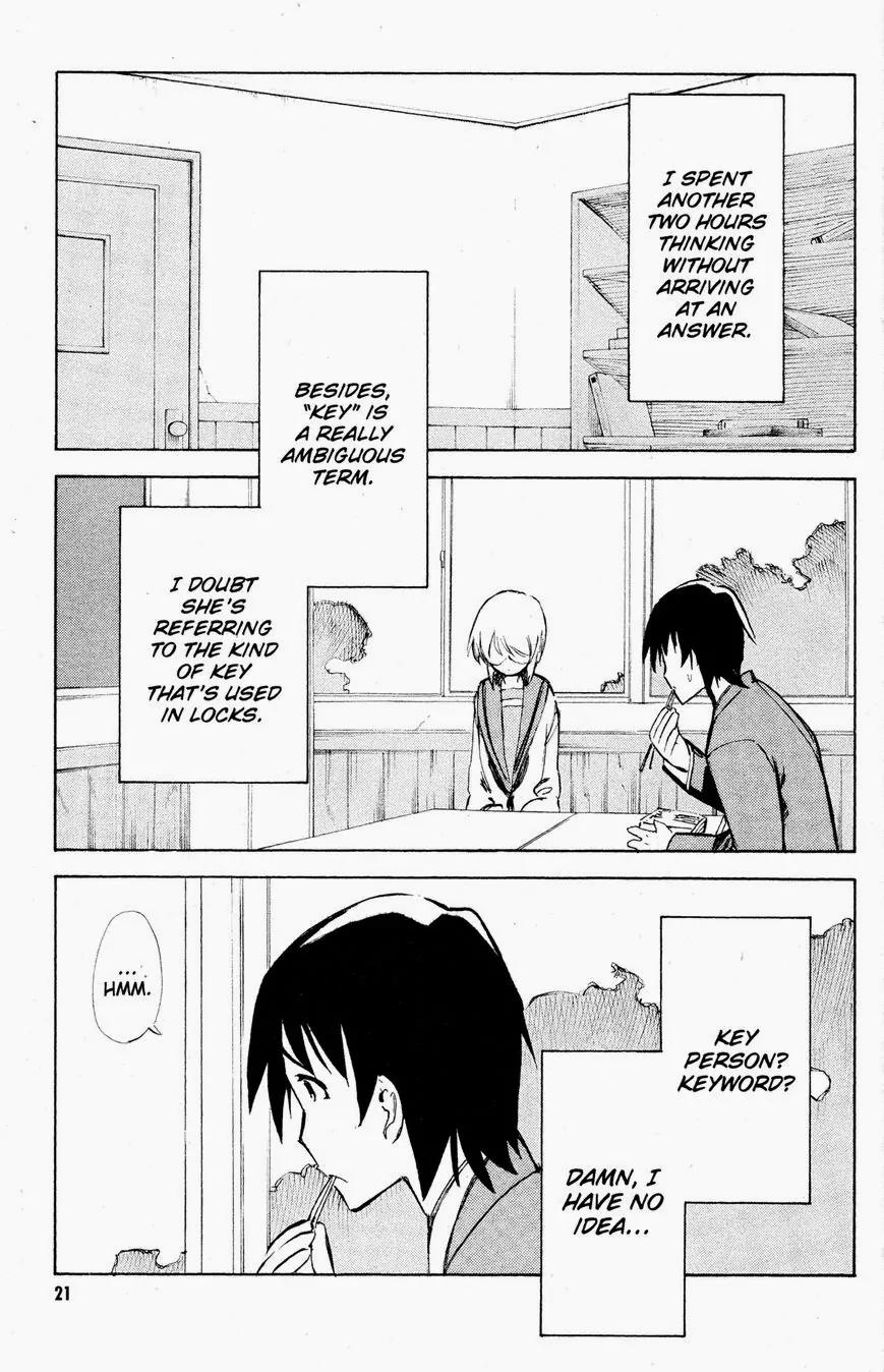 Suzumiya Haruhi no Yuuutsu Chapter 38 page 22 - Chapter 38: The Disappearance of Haruhi Suzumiya IV
