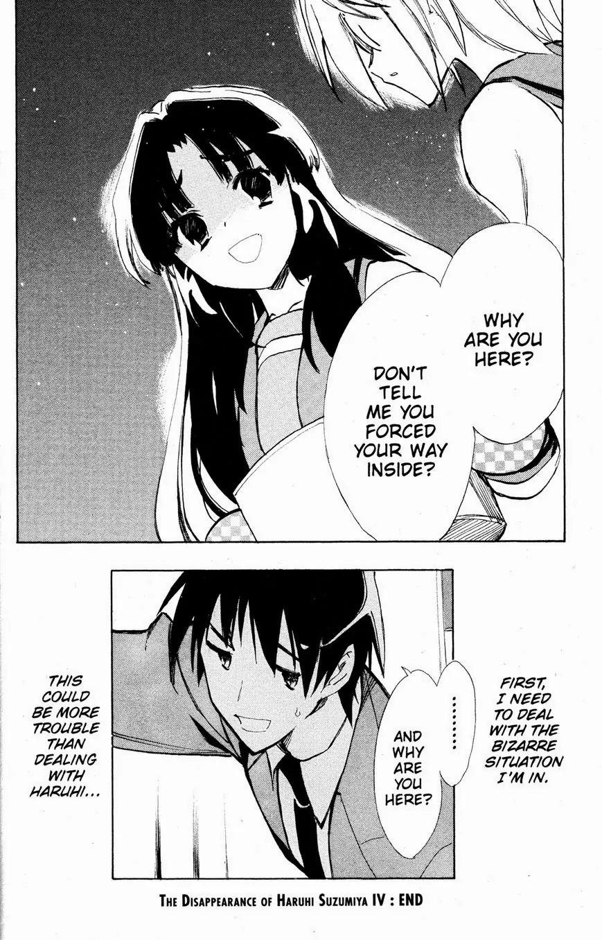 Suzumiya Haruhi no Yuuutsu Chapter 38 page 39 - Chapter 38: The Disappearance of Haruhi Suzumiya IV