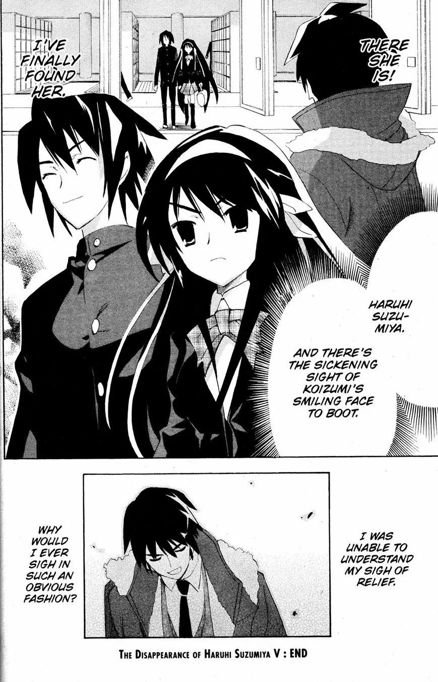 Suzumiya Haruhi no Yuuutsu Chapter 39 page 35 - Chapter 39: The Disappearance of Haruhi Suzumiya V