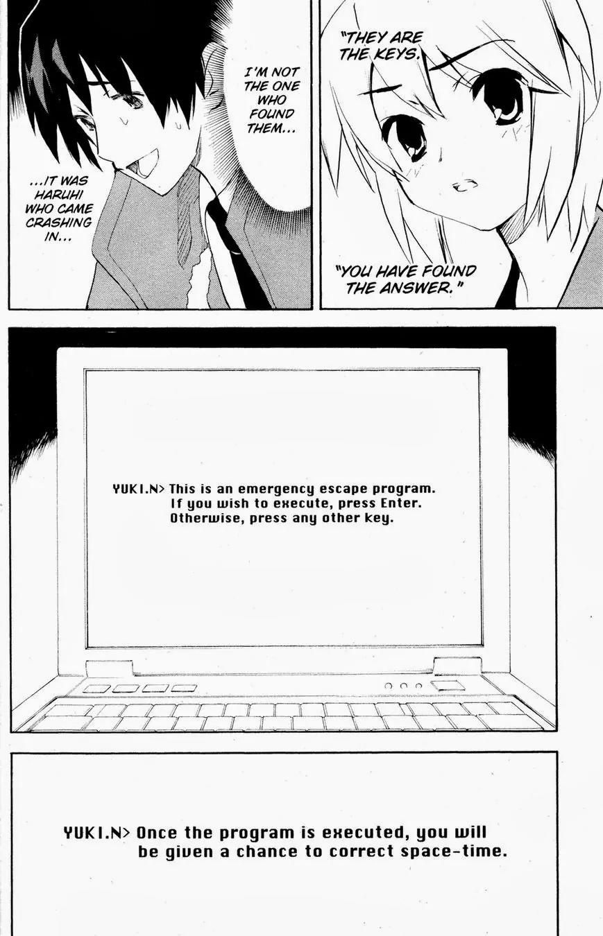Suzumiya Haruhi no Yuuutsu Chapter 41 page 10 - Chapter 41: The Disappearance of Haruhi Suzumiya VII