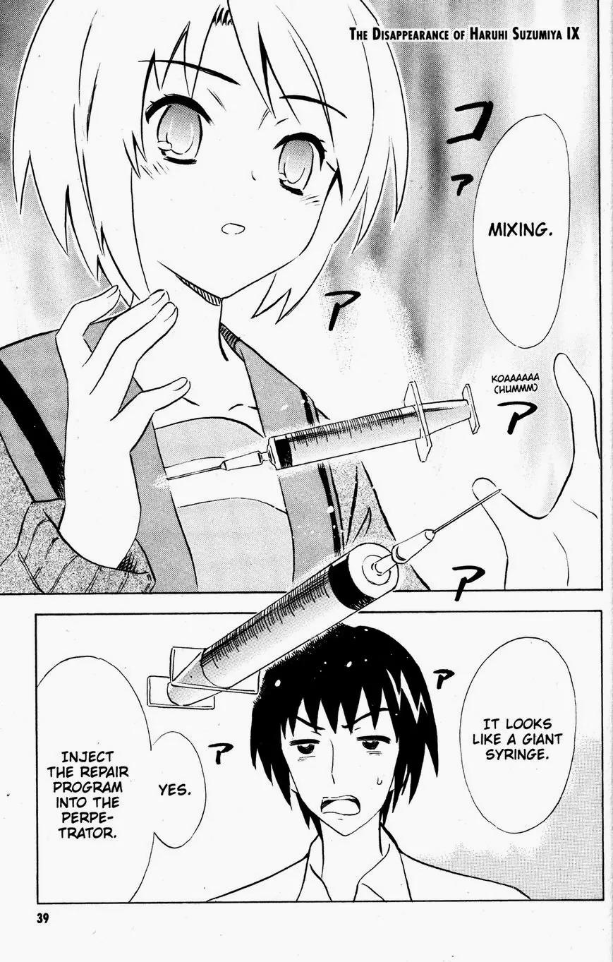 Suzumiya Haruhi no Yuuutsu Chapter 45 page 1 - Chapter 45: The Disappearance of Haruhi Suzumiya IX