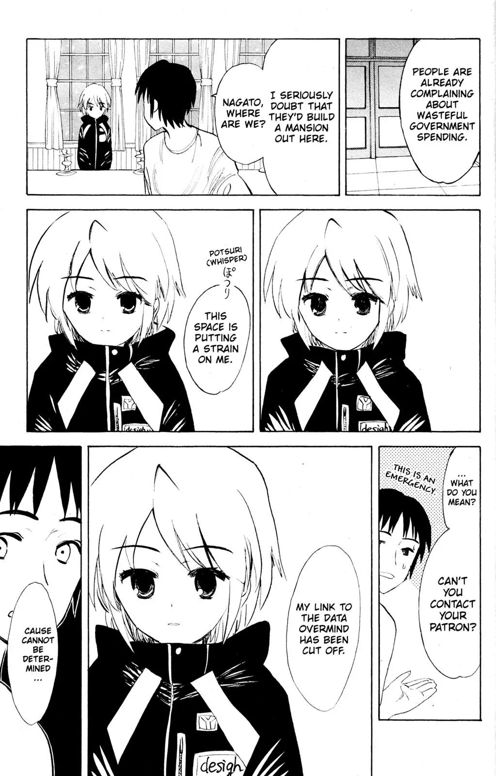 Suzumiya Haruhi no Yuuutsu Chapter 54 page 21 - Chapter 54: Snowy Mountain Syndrome II
