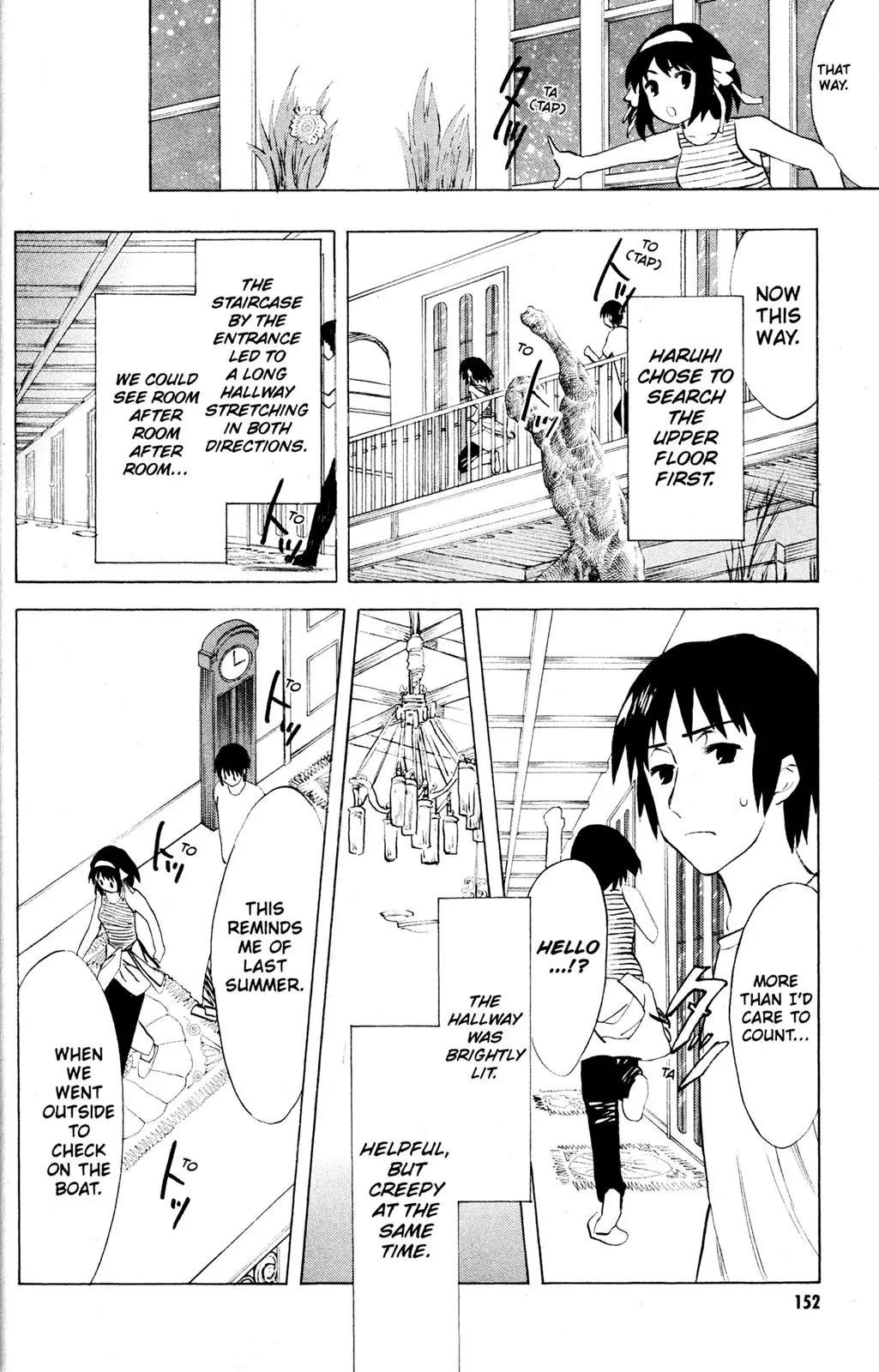 Suzumiya Haruhi no Yuuutsu Chapter 54 page 8 - Chapter 54: Snowy Mountain Syndrome II