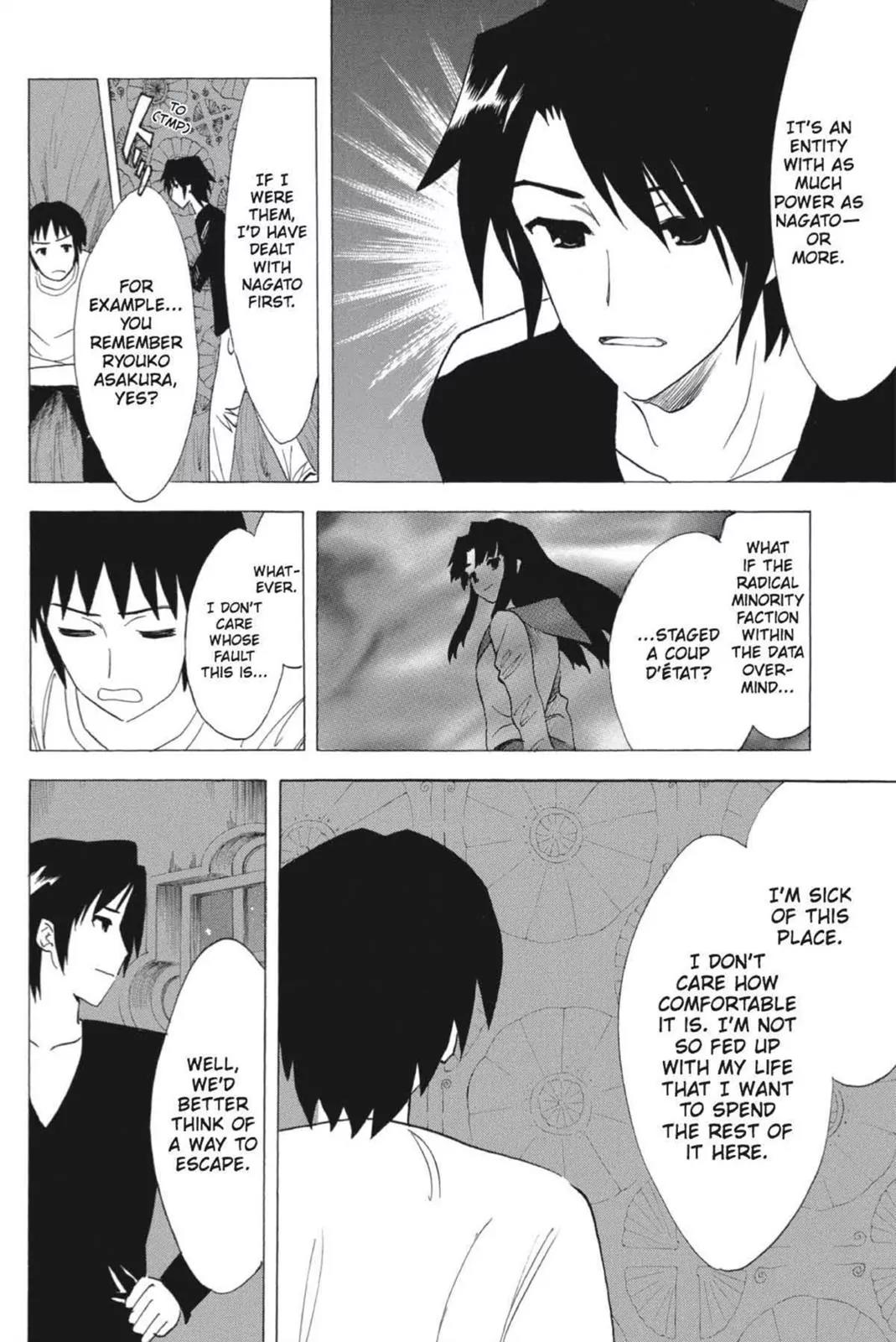 Suzumiya Haruhi no Yuuutsu Chapter 55 page 10 - Chapter 55: Snowy Mountain Syndrome III