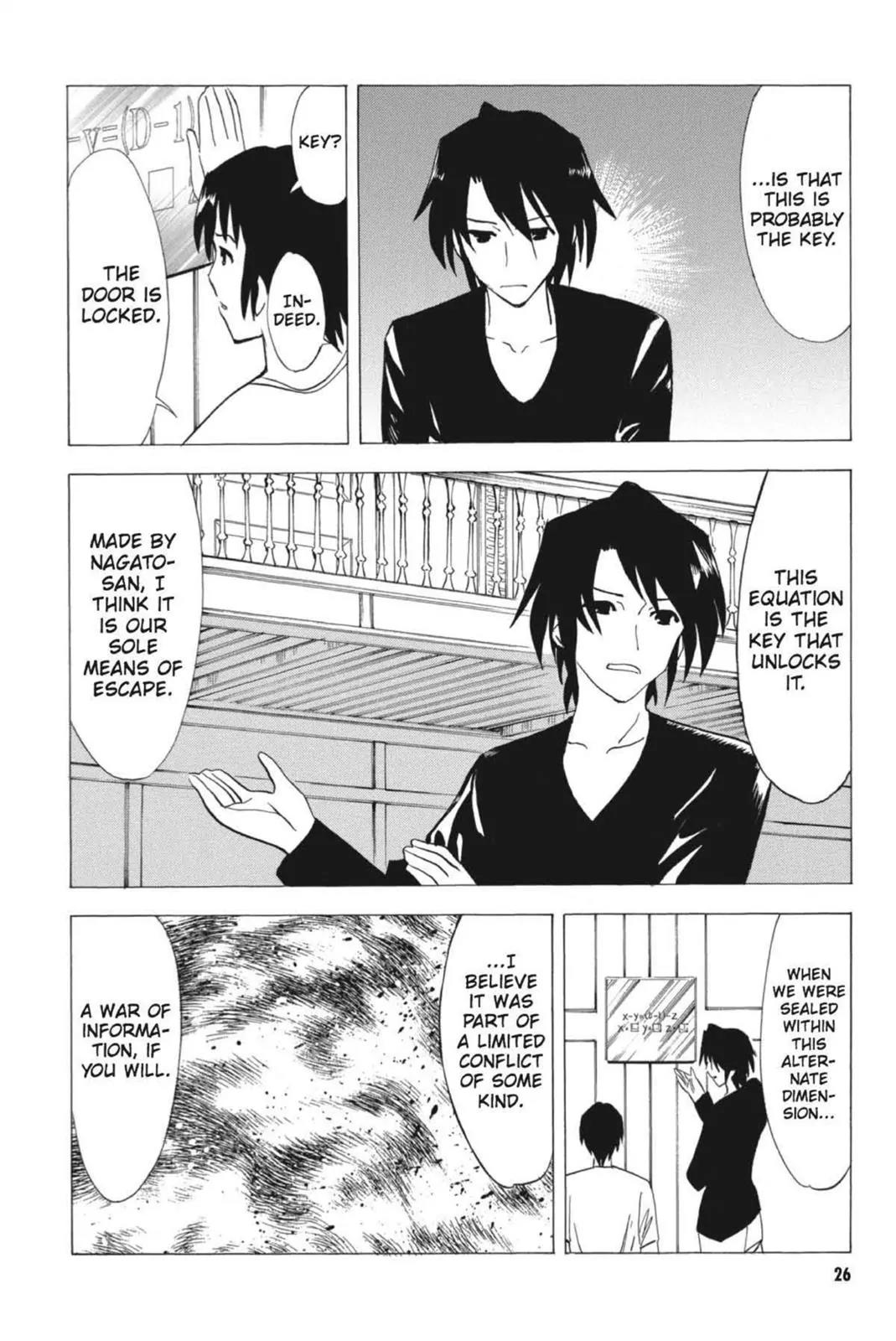 Suzumiya Haruhi no Yuuutsu Chapter 55 page 28 - Chapter 55: Snowy Mountain Syndrome III