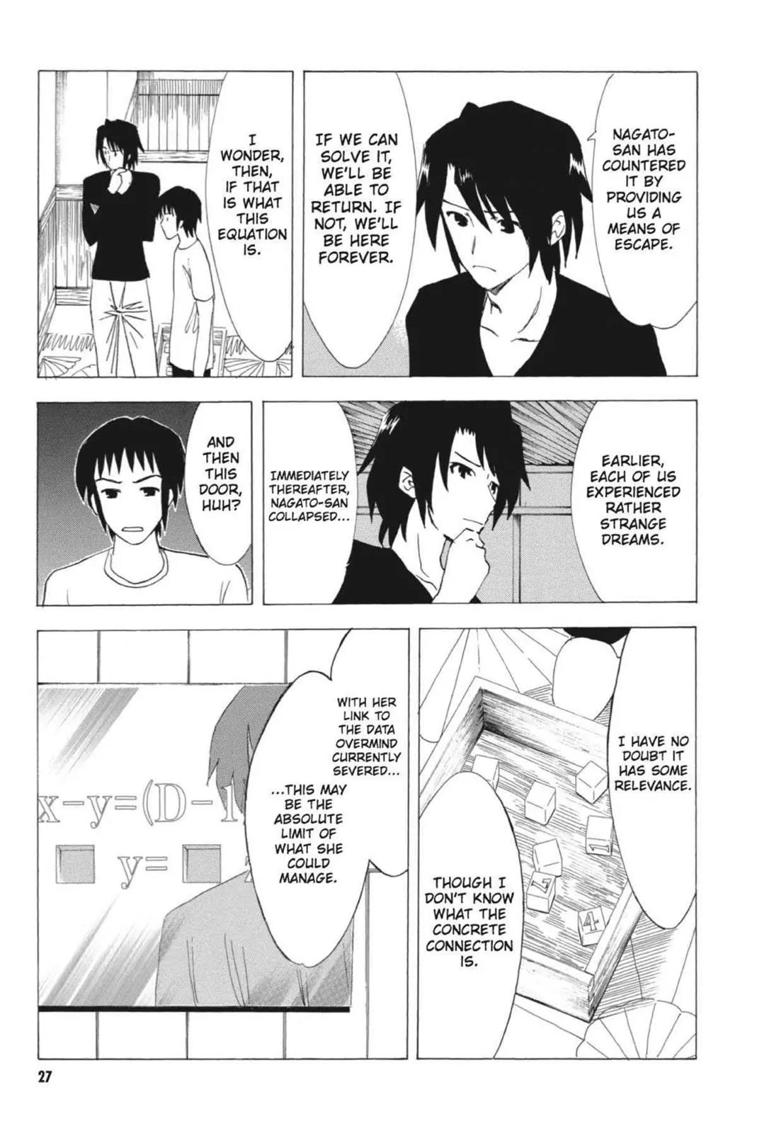 Suzumiya Haruhi no Yuuutsu Chapter 55 page 29 - Chapter 55: Snowy Mountain Syndrome III