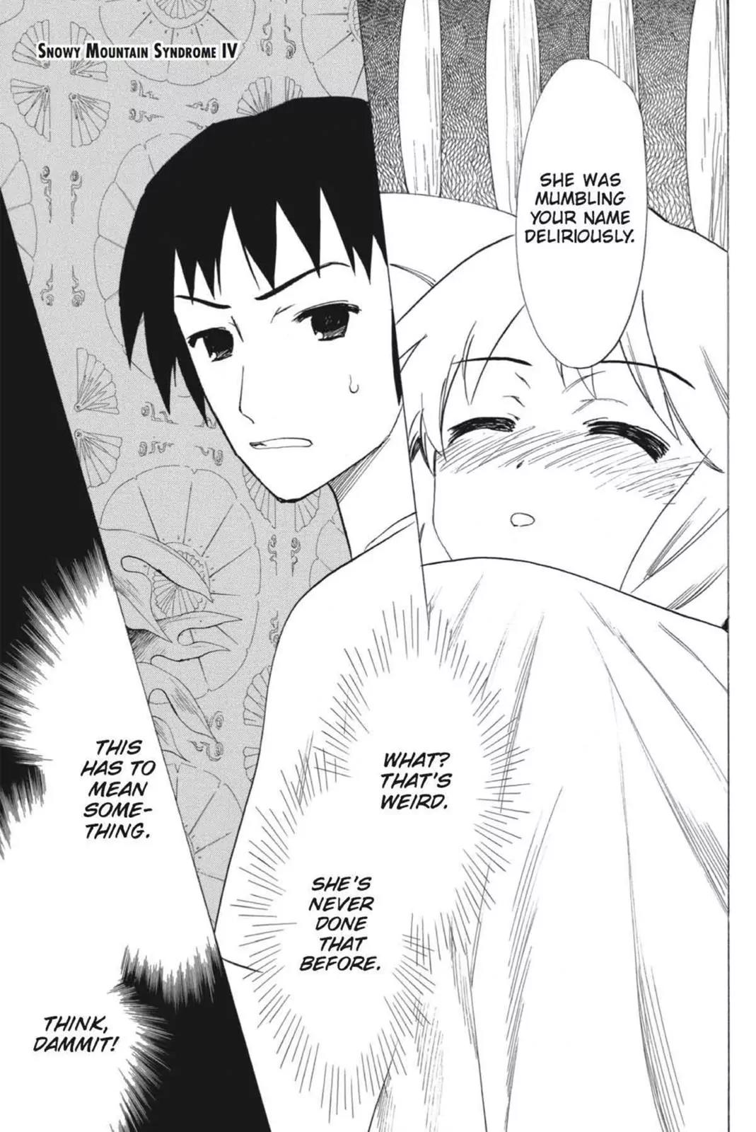 Suzumiya Haruhi no Yuuutsu Chapter 56 page 1 - Chapter 56: Snowy Mountain Syndrome IV