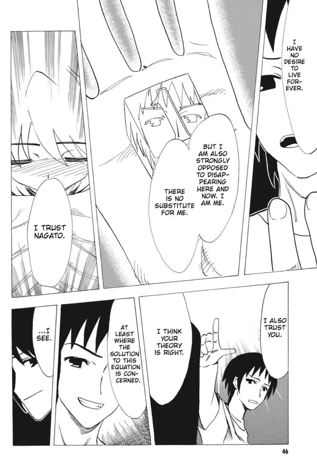 Suzumiya Haruhi no Yuuutsu Chapter 56 page 10 - Chapter 56: Snowy Mountain Syndrome IV