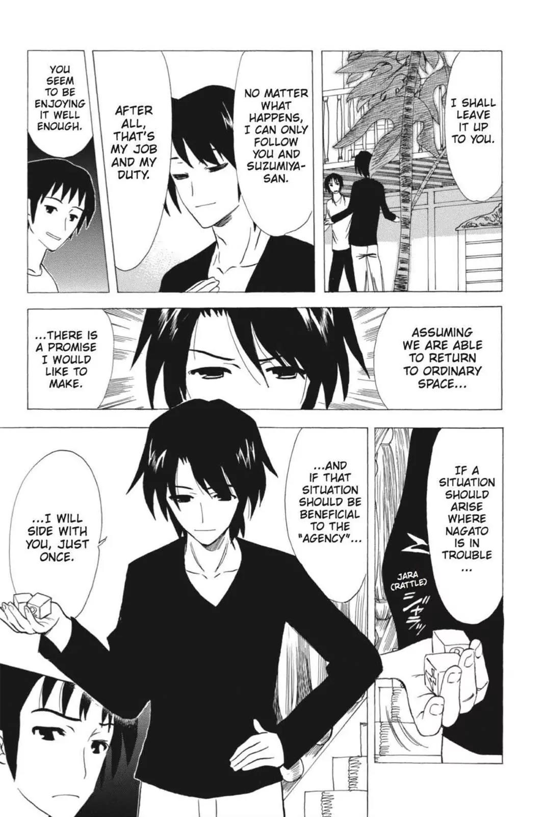 Suzumiya Haruhi no Yuuutsu Chapter 56 page 11 - Chapter 56: Snowy Mountain Syndrome IV