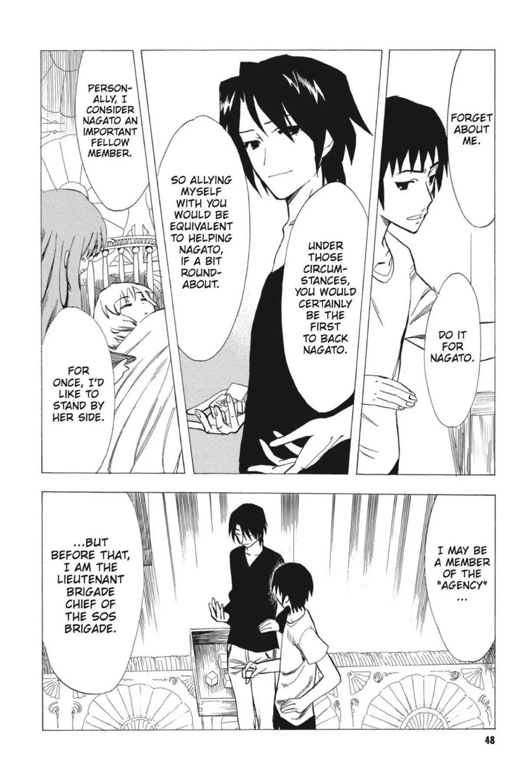 Suzumiya Haruhi no Yuuutsu Chapter 56 page 12 - Chapter 56: Snowy Mountain Syndrome IV