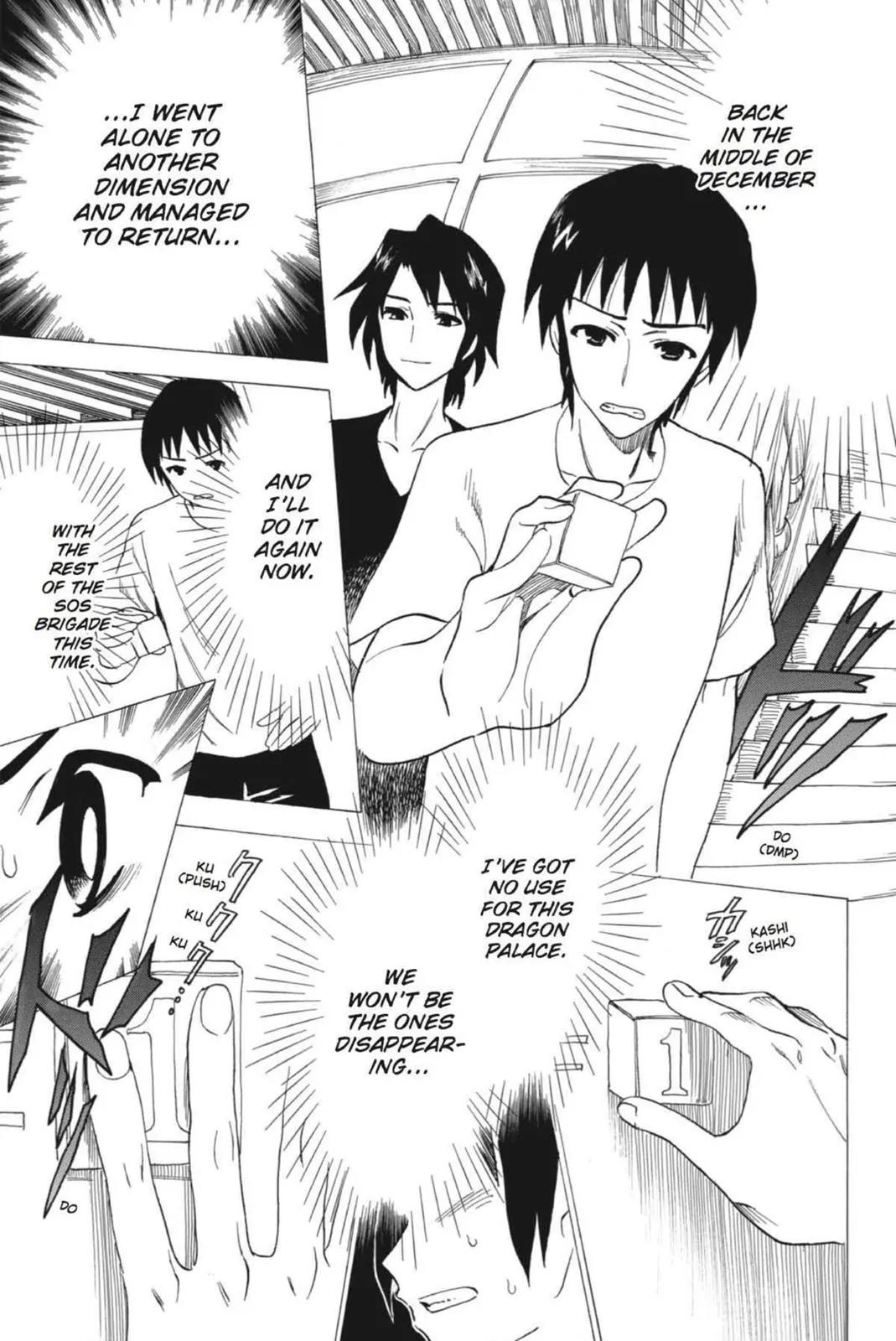 Suzumiya Haruhi no Yuuutsu Chapter 56 page 13 - Chapter 56: Snowy Mountain Syndrome IV