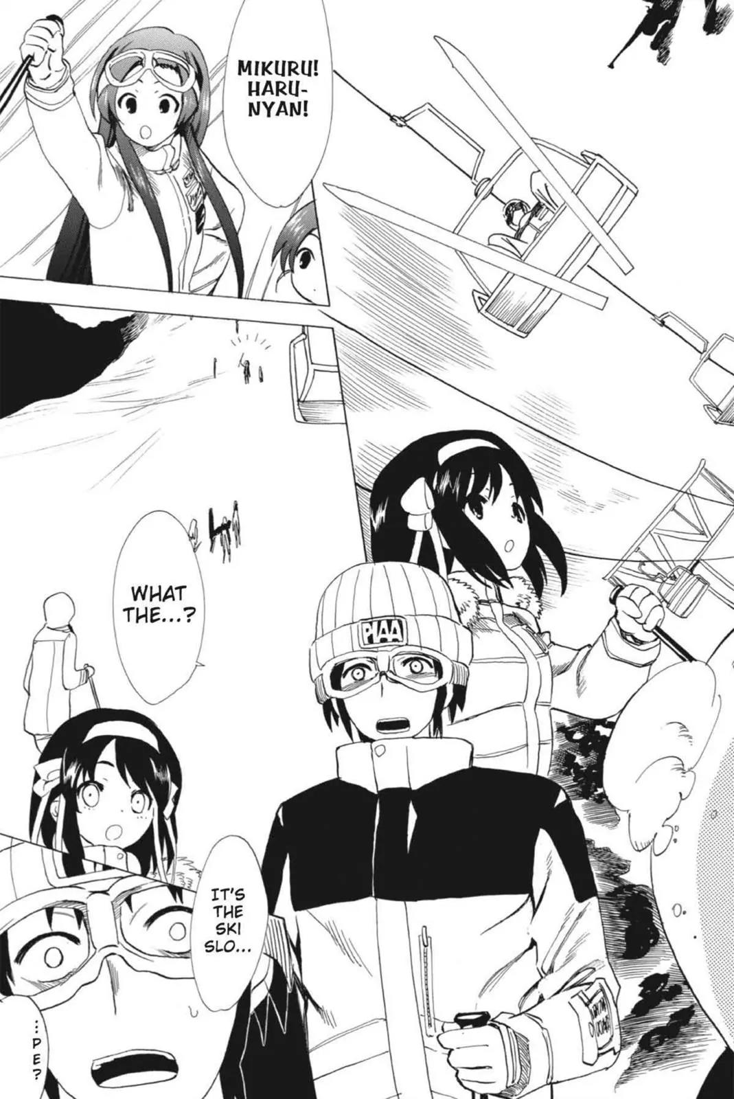 Suzumiya Haruhi no Yuuutsu Chapter 56 page 15 - Chapter 56: Snowy Mountain Syndrome IV