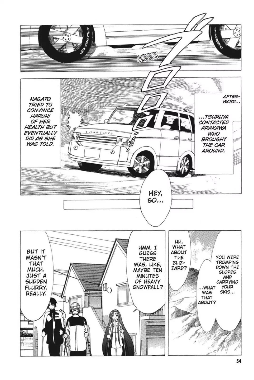 Suzumiya Haruhi no Yuuutsu Chapter 56 page 18 - Chapter 56: Snowy Mountain Syndrome IV