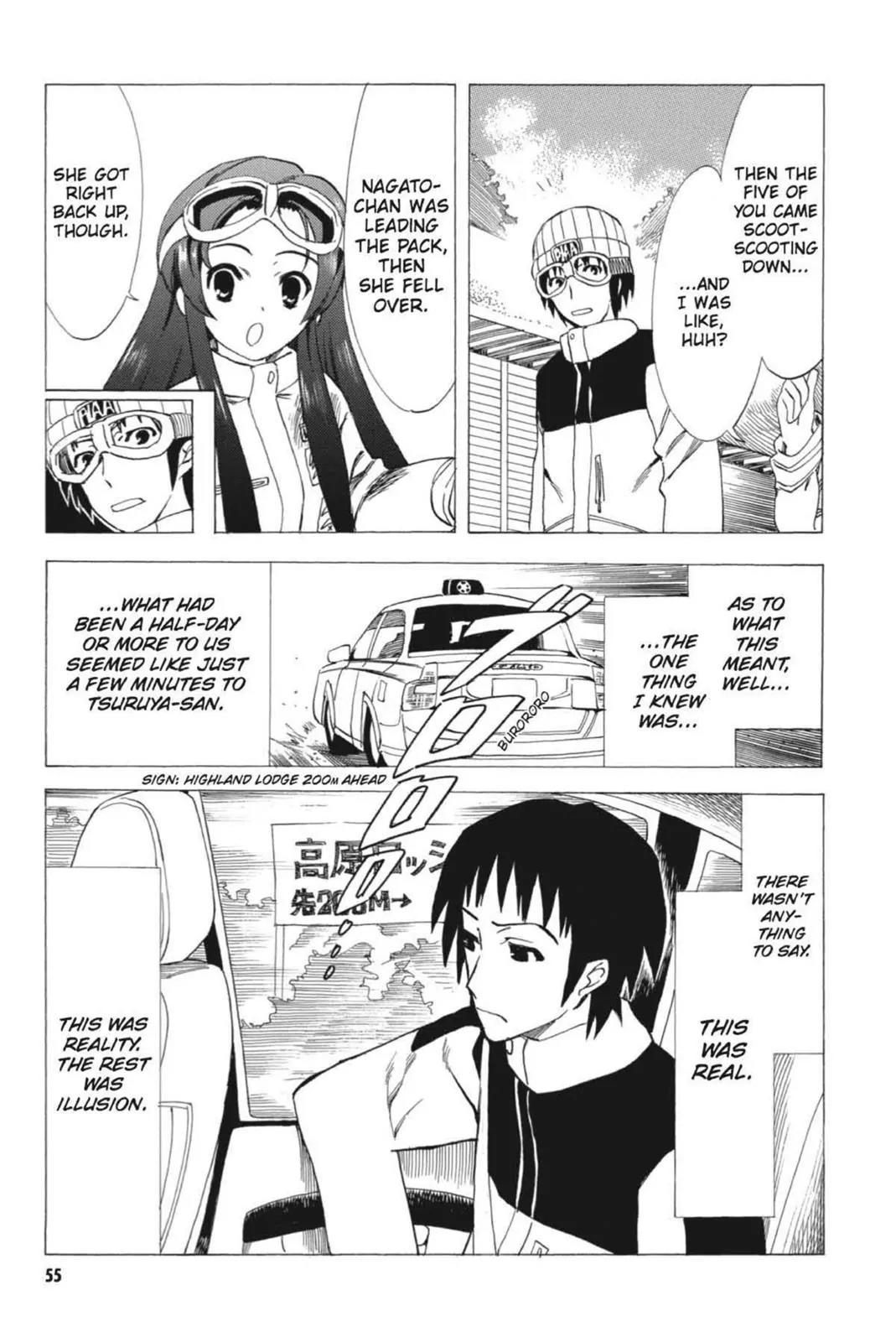 Suzumiya Haruhi no Yuuutsu Chapter 56 page 19 - Chapter 56: Snowy Mountain Syndrome IV