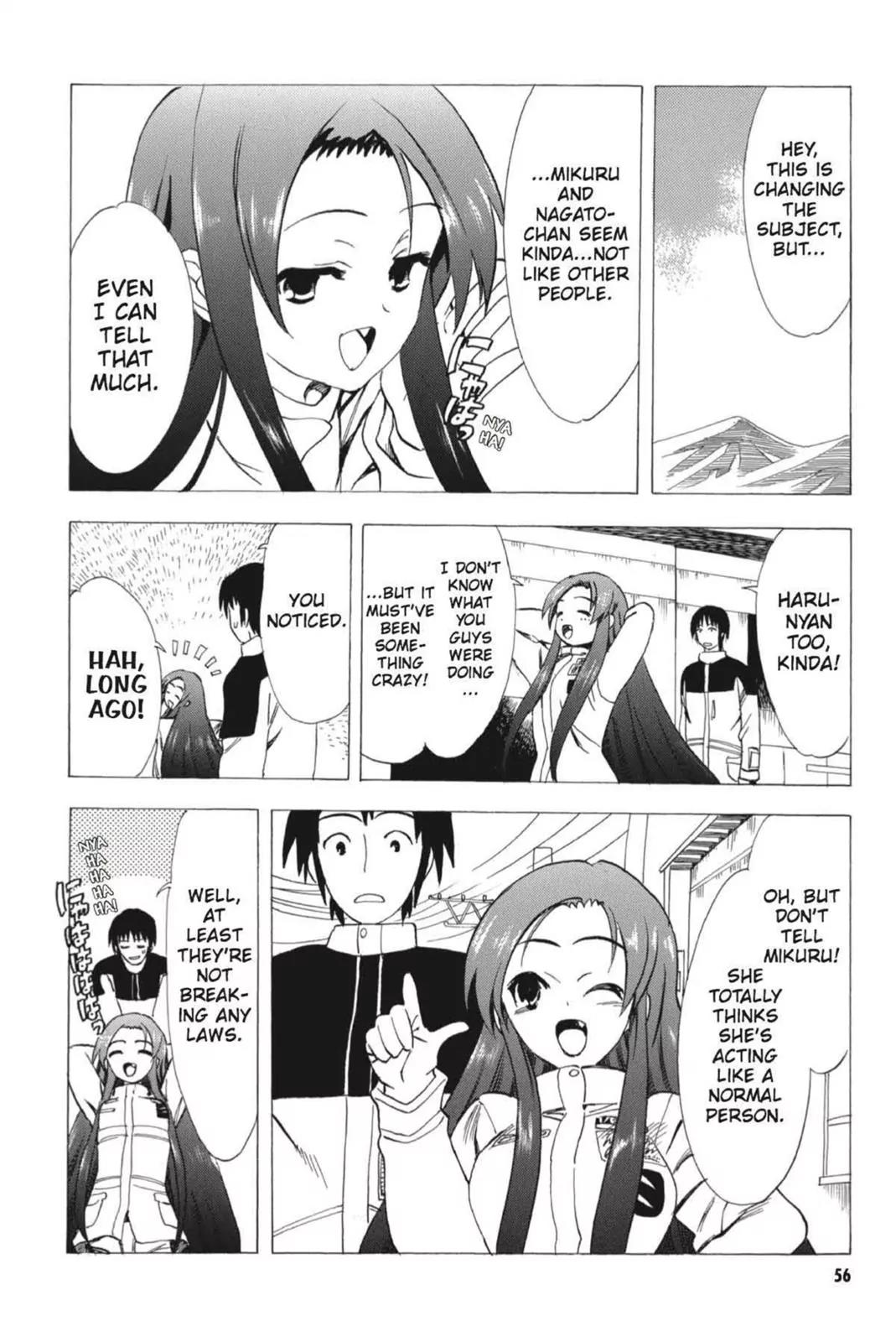 Suzumiya Haruhi no Yuuutsu Chapter 56 page 20 - Chapter 56: Snowy Mountain Syndrome IV