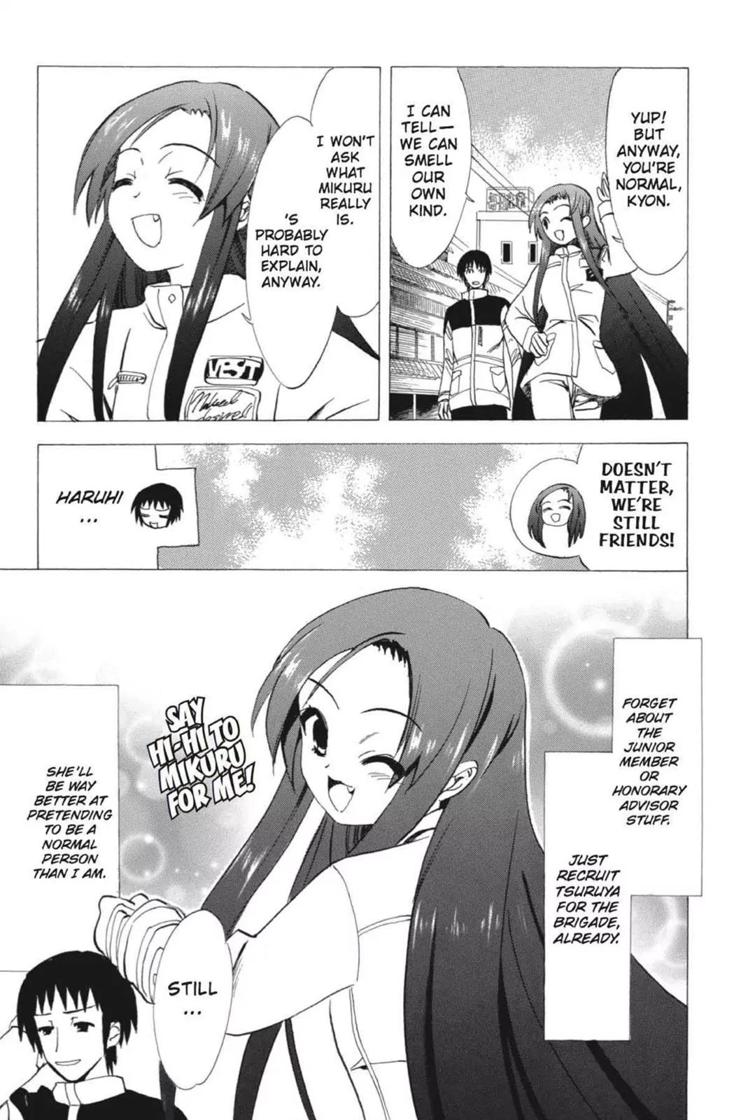 Suzumiya Haruhi no Yuuutsu Chapter 56 page 21 - Chapter 56: Snowy Mountain Syndrome IV
