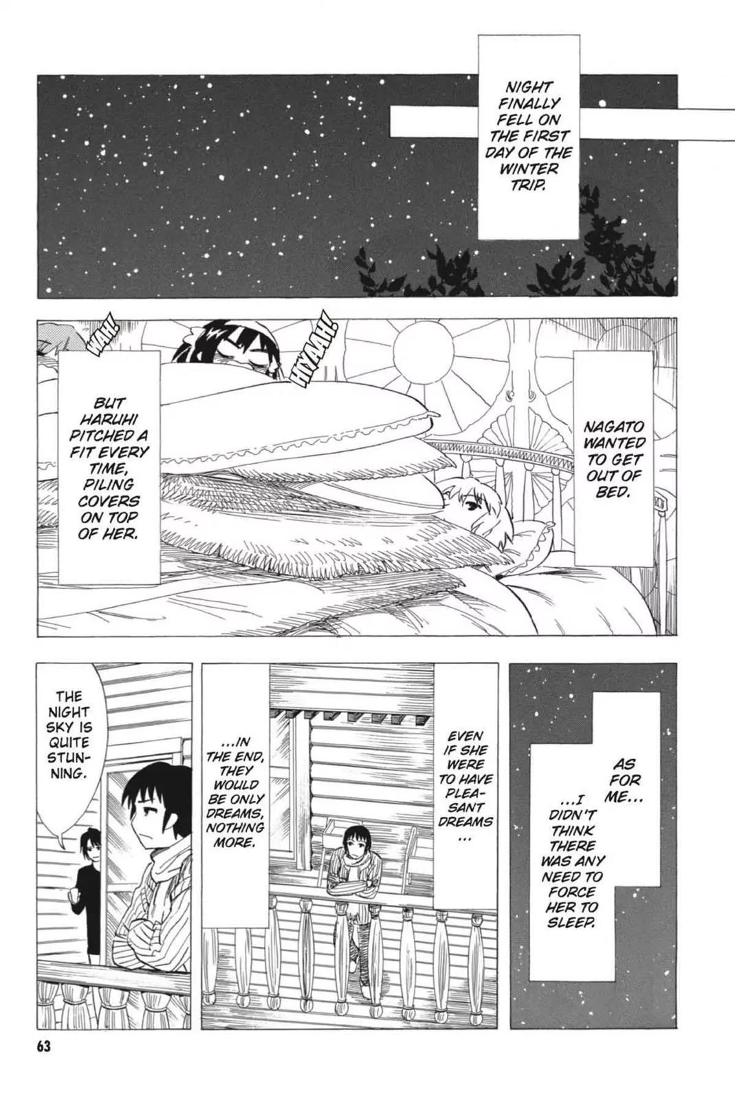 Suzumiya Haruhi no Yuuutsu Chapter 56 page 27 - Chapter 56: Snowy Mountain Syndrome IV