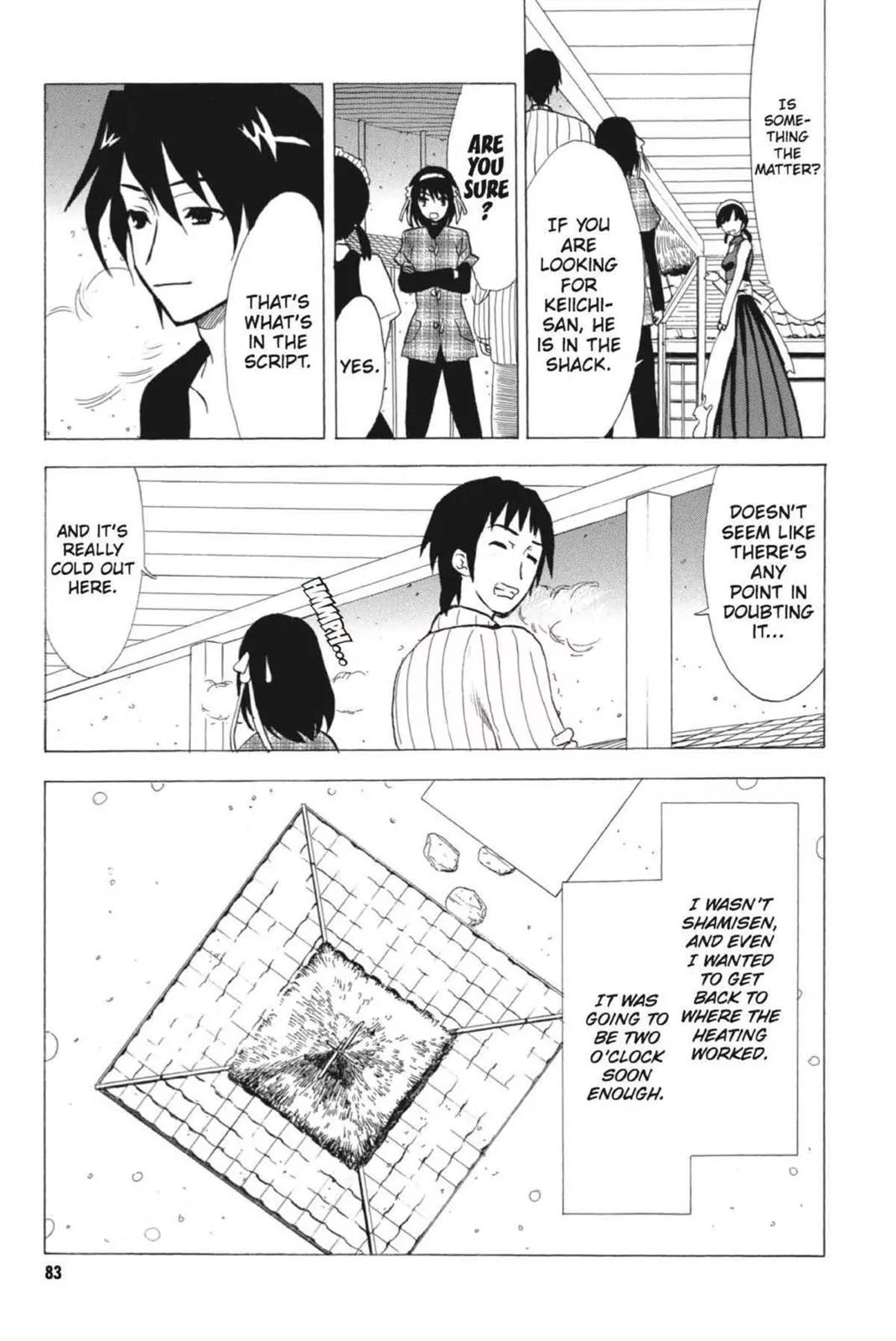 Suzumiya Haruhi no Yuuutsu Chapter 57 page 15 - Chapter 57: Where Do The Cat Go? I