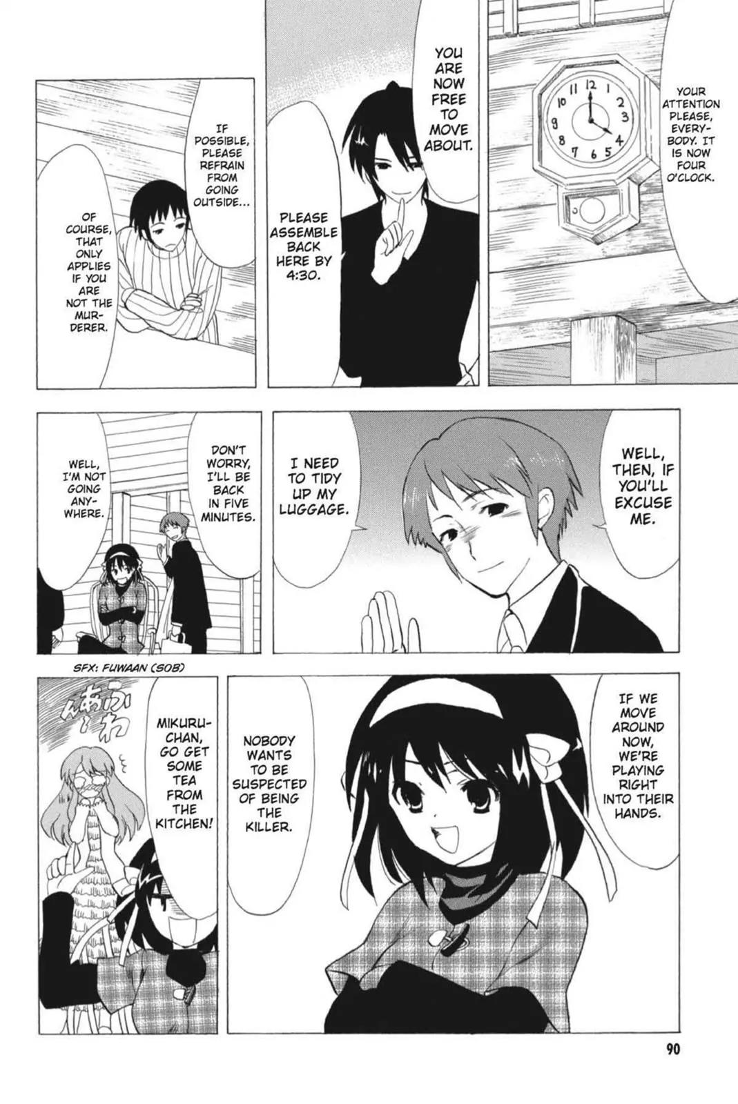 Suzumiya Haruhi no Yuuutsu Chapter 57 page 22 - Chapter 57: Where Do The Cat Go? I