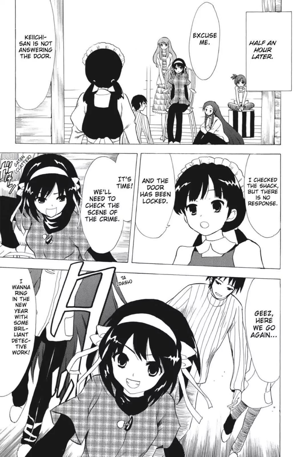 Suzumiya Haruhi no Yuuutsu Chapter 57 page 23 - Chapter 57: Where Do The Cat Go? I