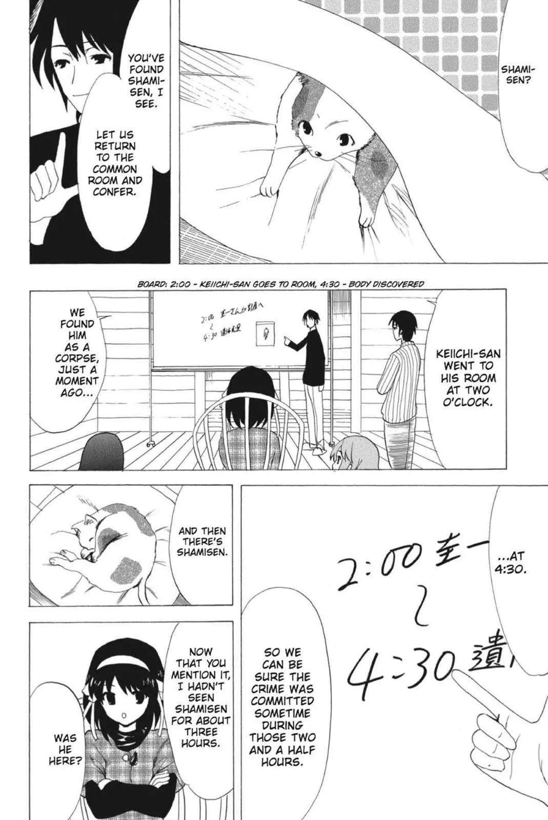 Suzumiya Haruhi no Yuuutsu Chapter 57 page 28 - Chapter 57: Where Do The Cat Go? I