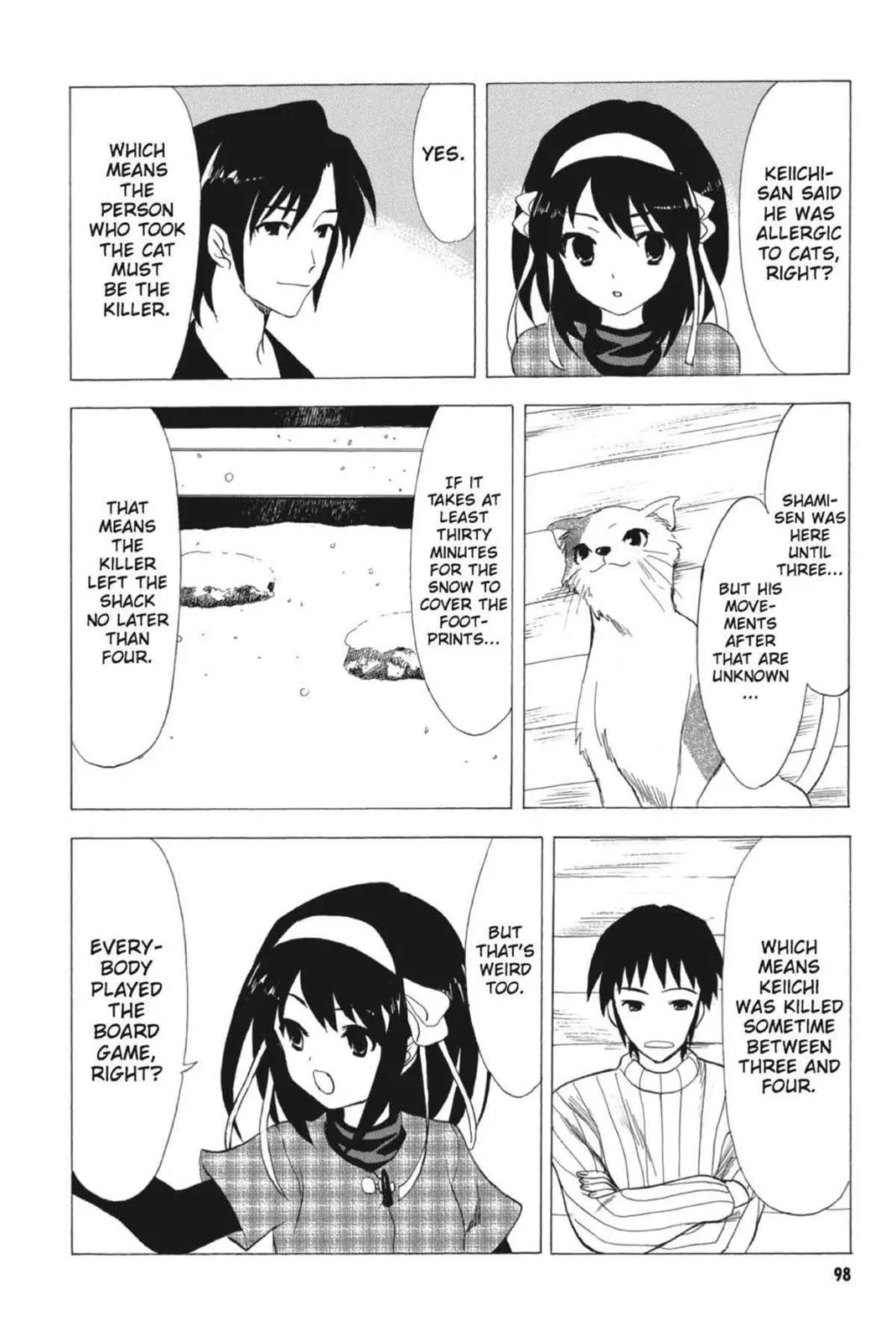 Suzumiya Haruhi no Yuuutsu Chapter 57 page 30 - Chapter 57: Where Do The Cat Go? I