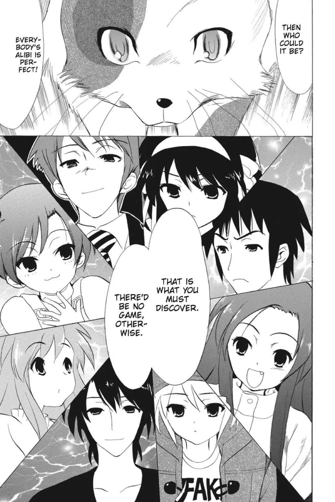 Suzumiya Haruhi no Yuuutsu Chapter 57 page 33 - Chapter 57: Where Do The Cat Go? I