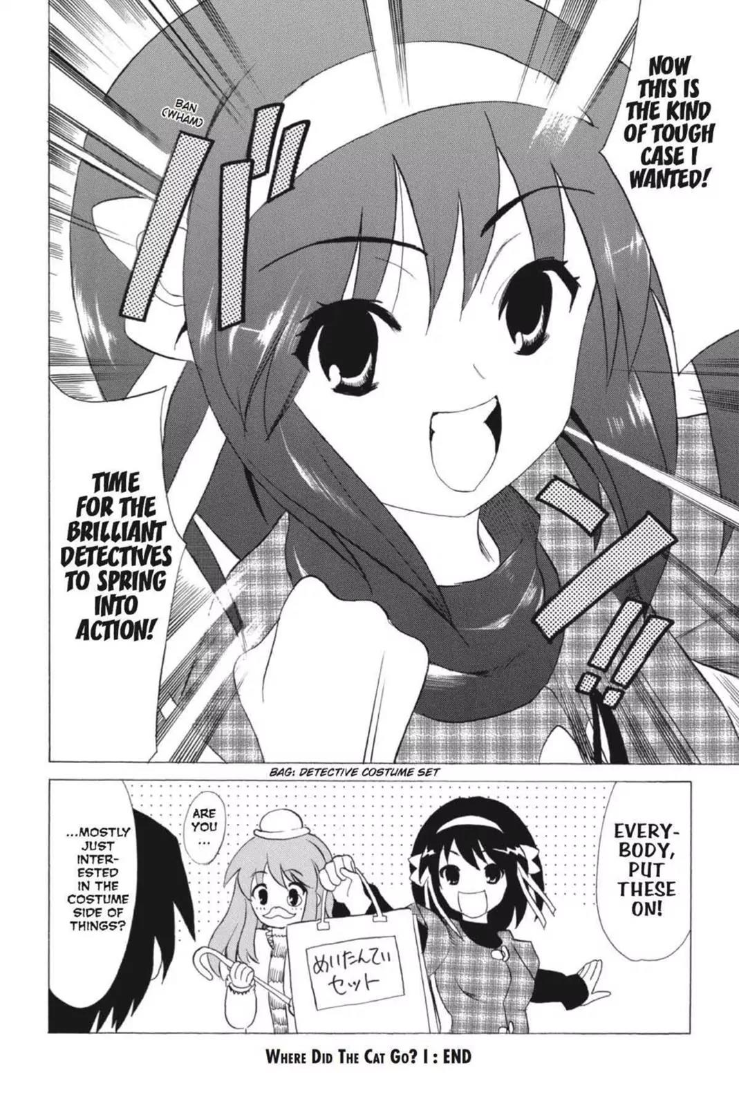 Suzumiya Haruhi no Yuuutsu Chapter 57 page 34 - Chapter 57: Where Do The Cat Go? I