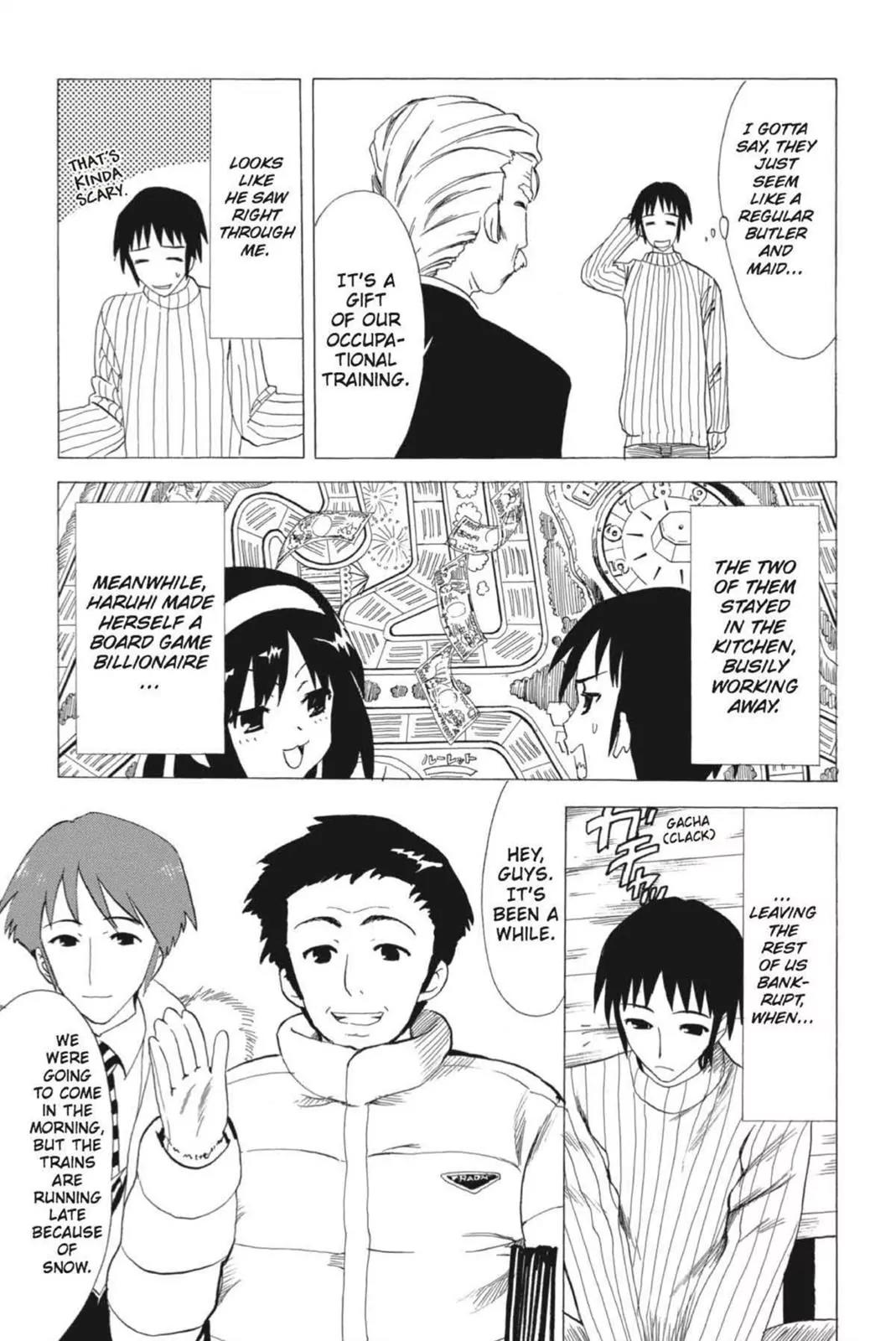 Suzumiya Haruhi no Yuuutsu Chapter 57 page 7 - Chapter 57: Where Do The Cat Go? I