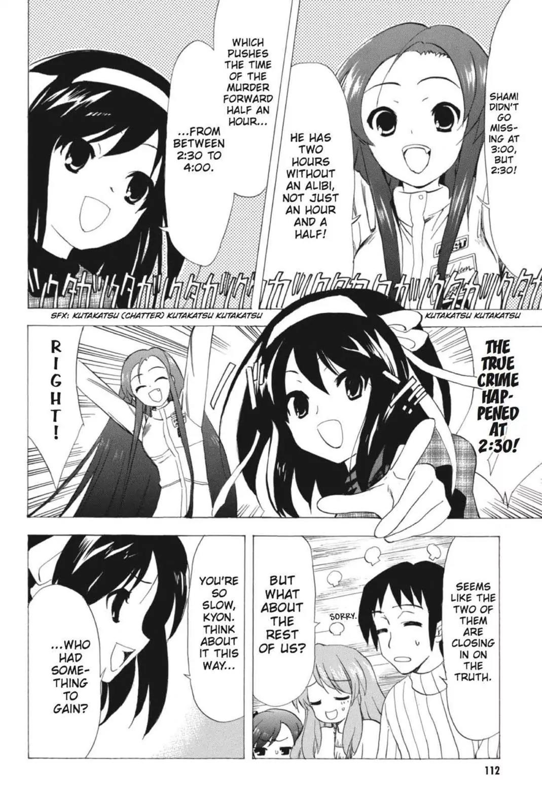 Suzumiya Haruhi no Yuuutsu Chapter 58 page 10 - Chapter 58: Where Do The Cat Go? II