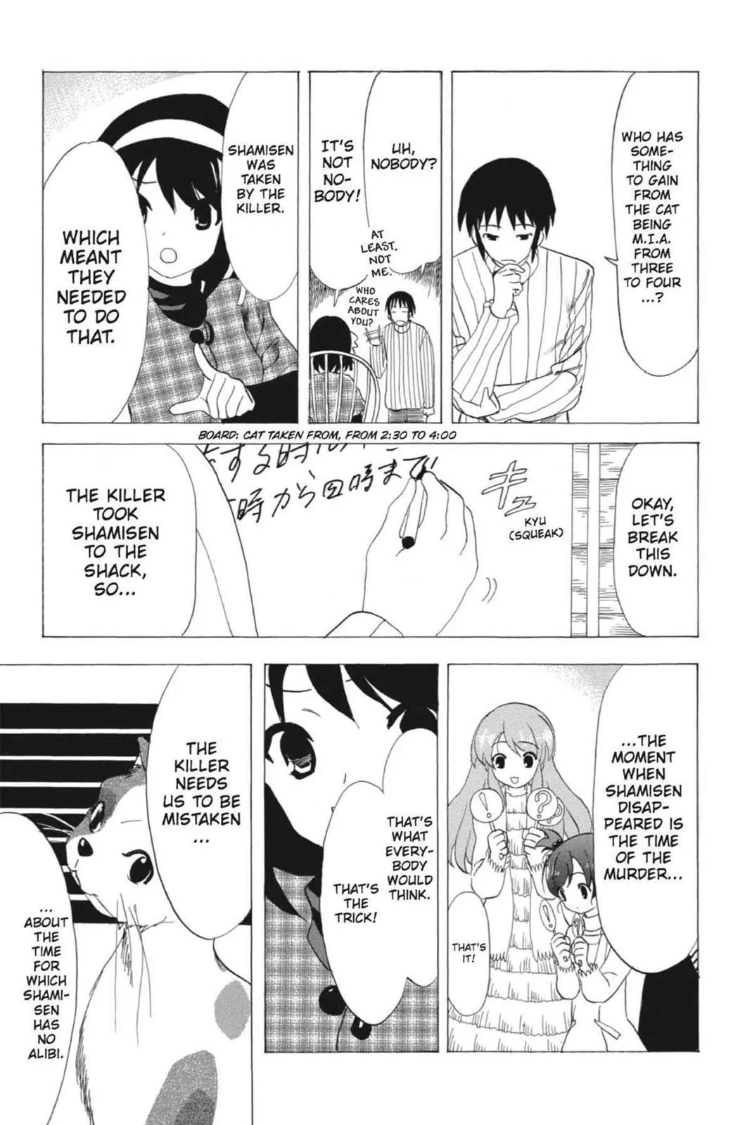 Suzumiya Haruhi no Yuuutsu Chapter 58 page 11 - Chapter 58: Where Do The Cat Go? II