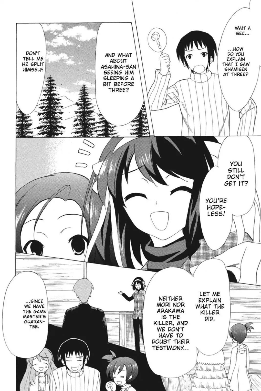 Suzumiya Haruhi no Yuuutsu Chapter 58 page 14 - Chapter 58: Where Do The Cat Go? II