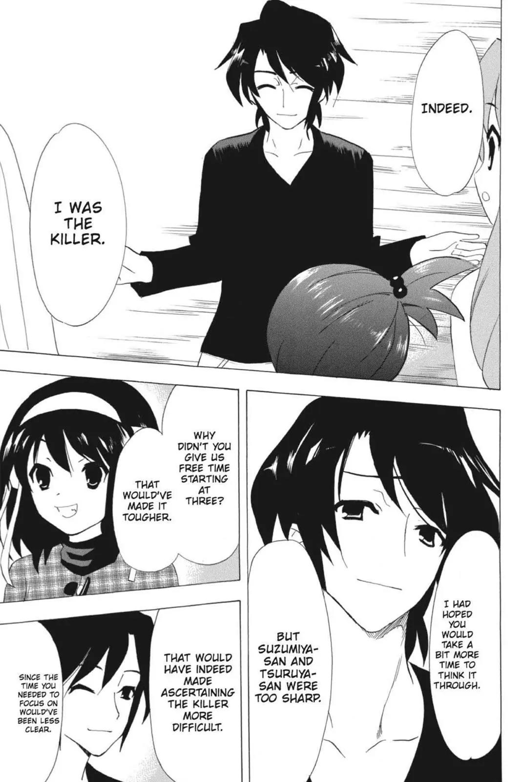 Suzumiya Haruhi no Yuuutsu Chapter 58 page 19 - Chapter 58: Where Do The Cat Go? II