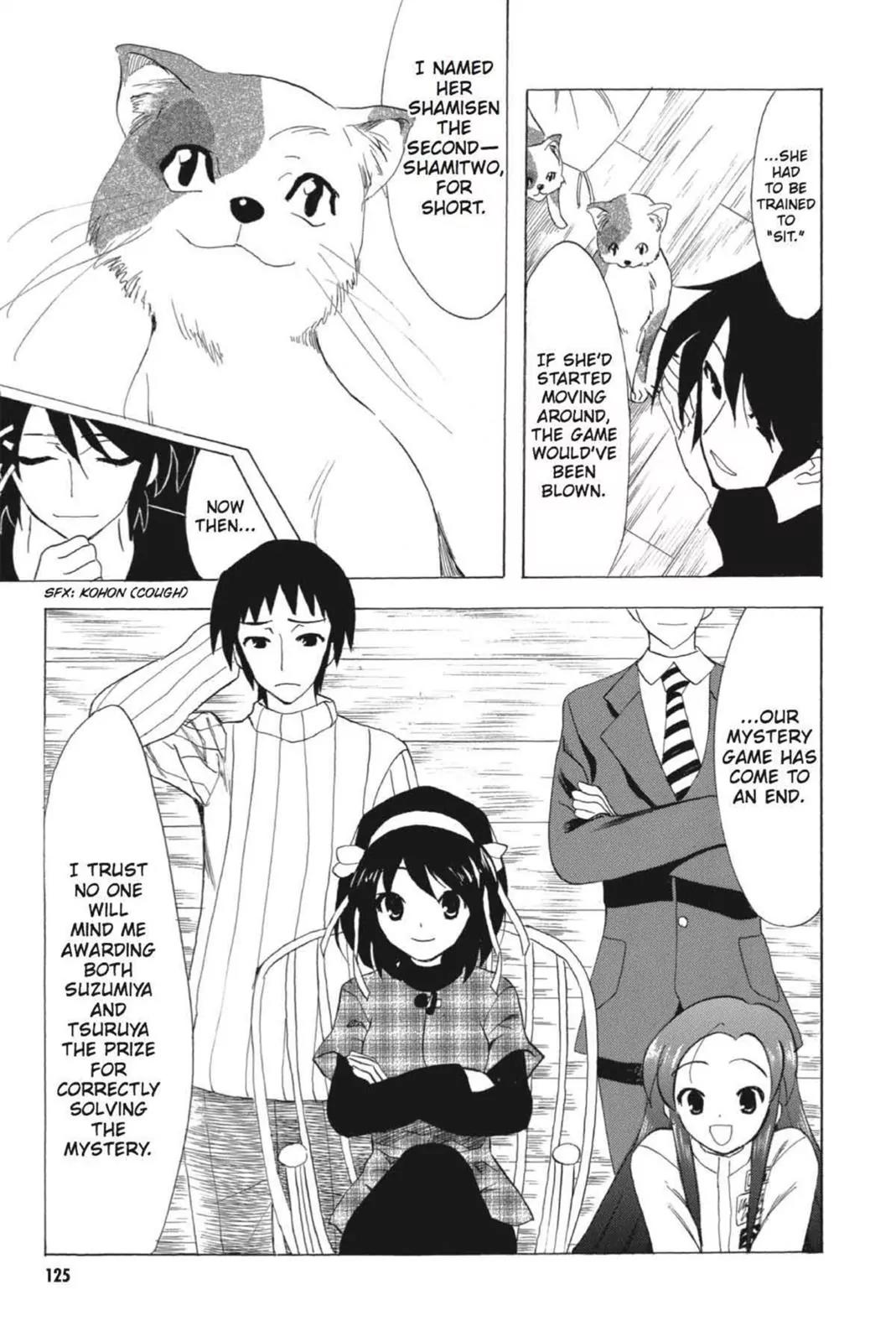 Suzumiya Haruhi no Yuuutsu Chapter 58 page 23 - Chapter 58: Where Do The Cat Go? II