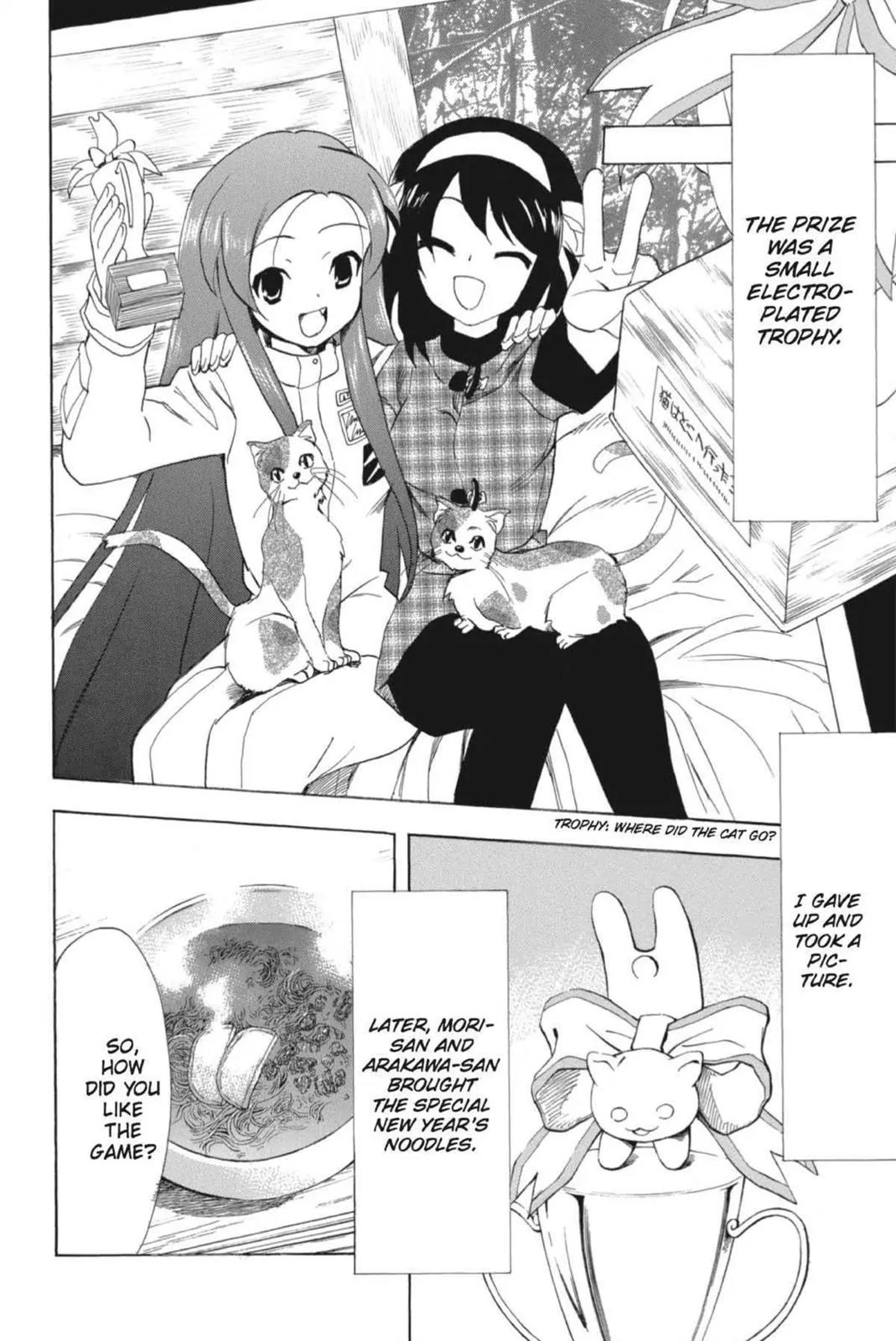 Suzumiya Haruhi no Yuuutsu Chapter 58 page 26 - Chapter 58: Where Do The Cat Go? II