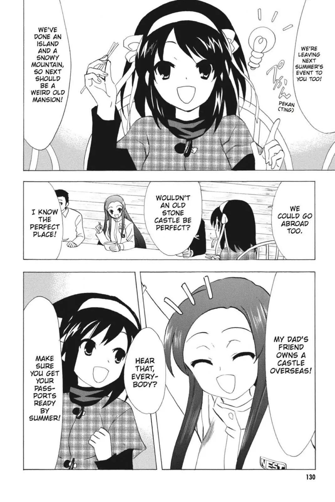 Suzumiya Haruhi no Yuuutsu Chapter 58 page 28 - Chapter 58: Where Do The Cat Go? II