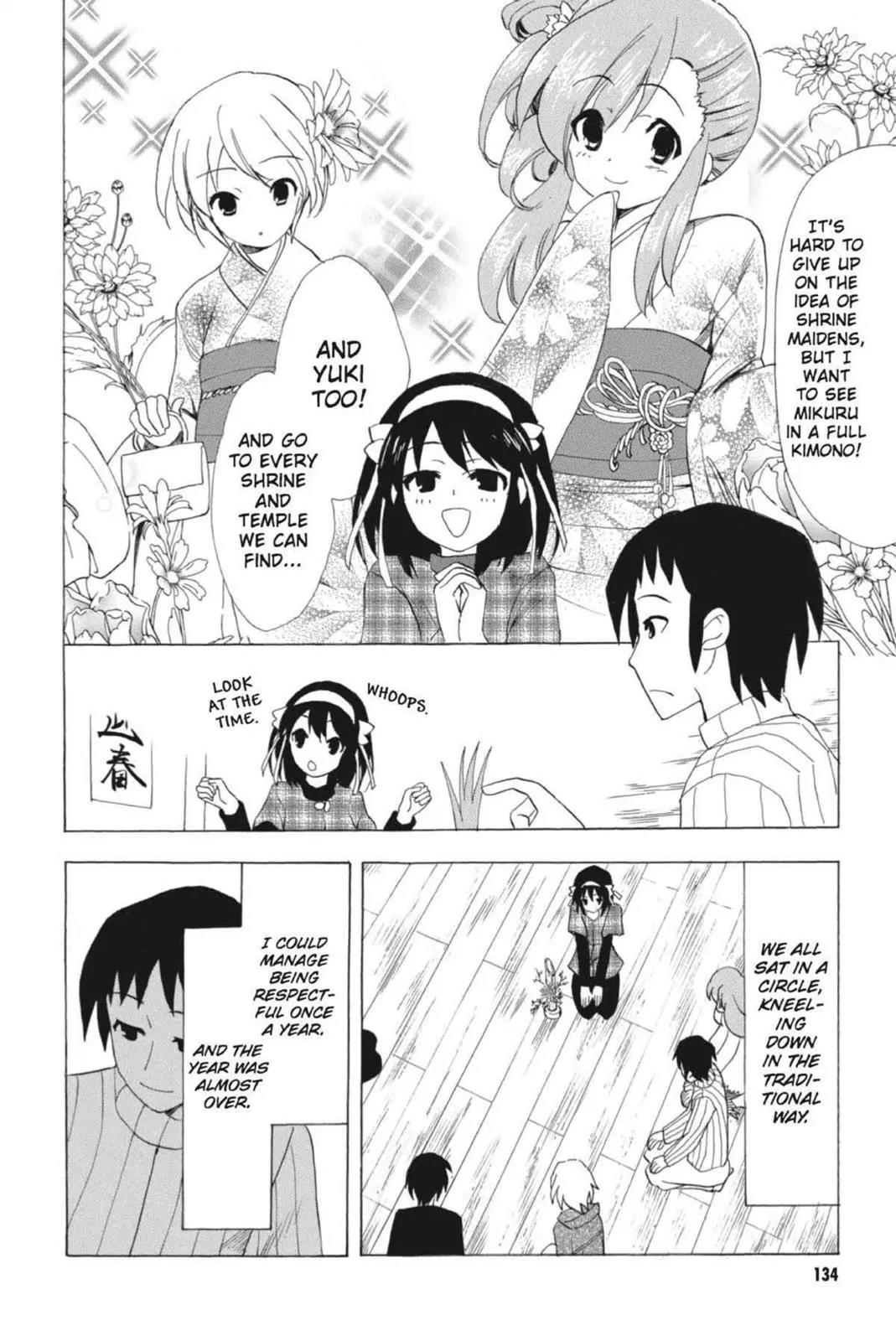 Suzumiya Haruhi no Yuuutsu Chapter 58 page 32 - Chapter 58: Where Do The Cat Go? II