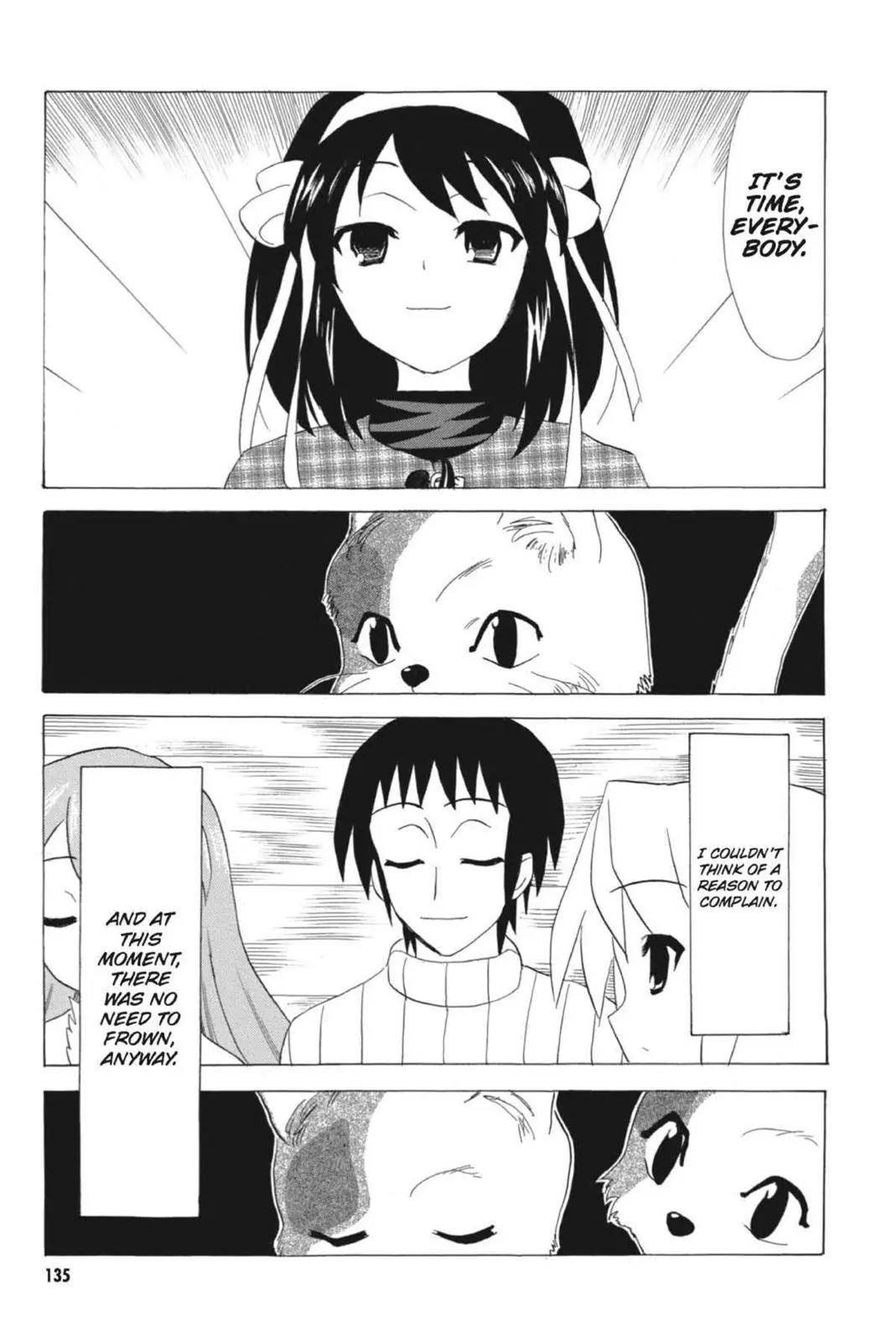 Suzumiya Haruhi no Yuuutsu Chapter 58 page 33 - Chapter 58: Where Do The Cat Go? II