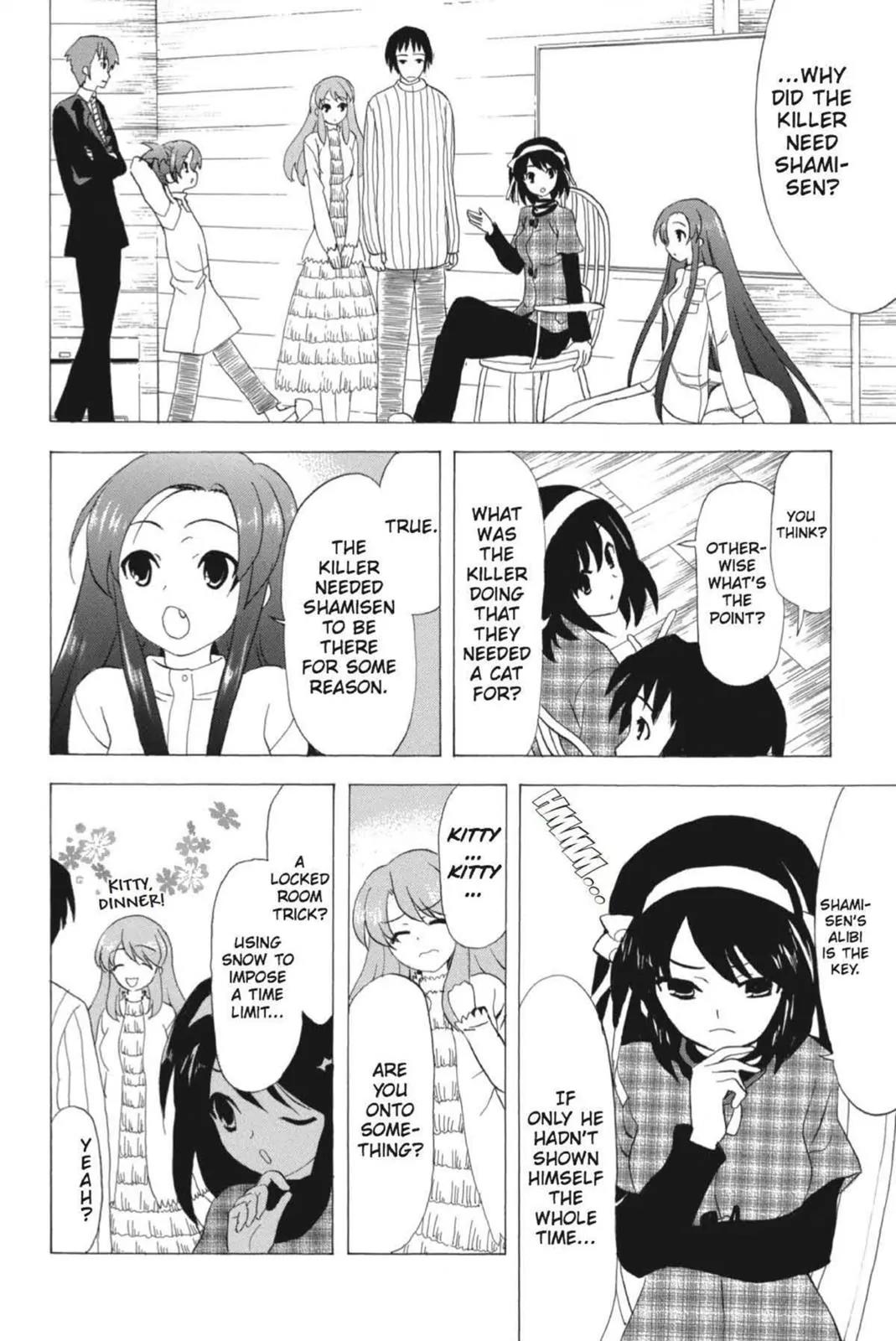 Suzumiya Haruhi no Yuuutsu Chapter 58 page 4 - Chapter 58: Where Do The Cat Go? II