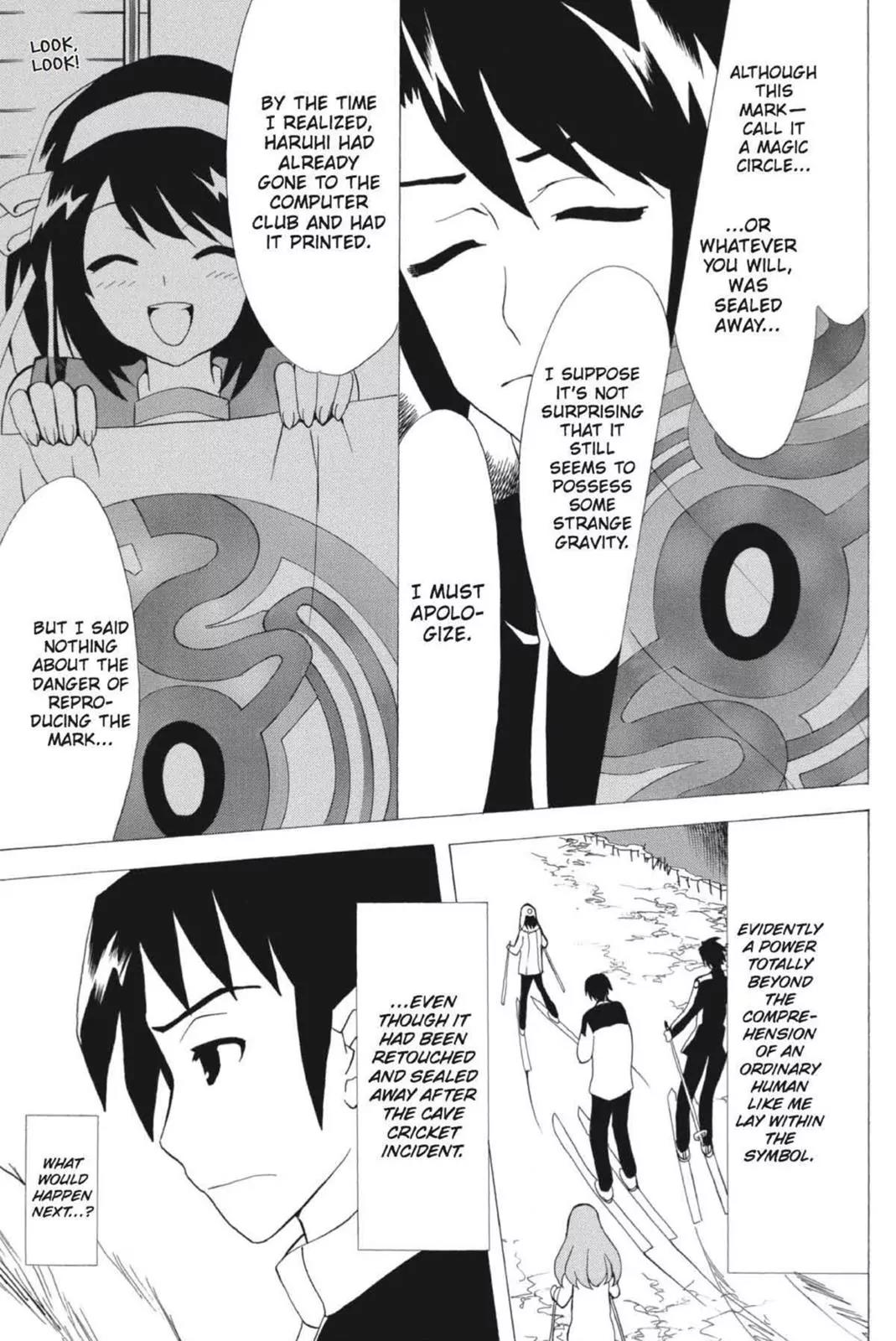 Suzumiya Haruhi no Yuuutsu Chapter 59 page 19 - Chapter 59: Red Data Elegy