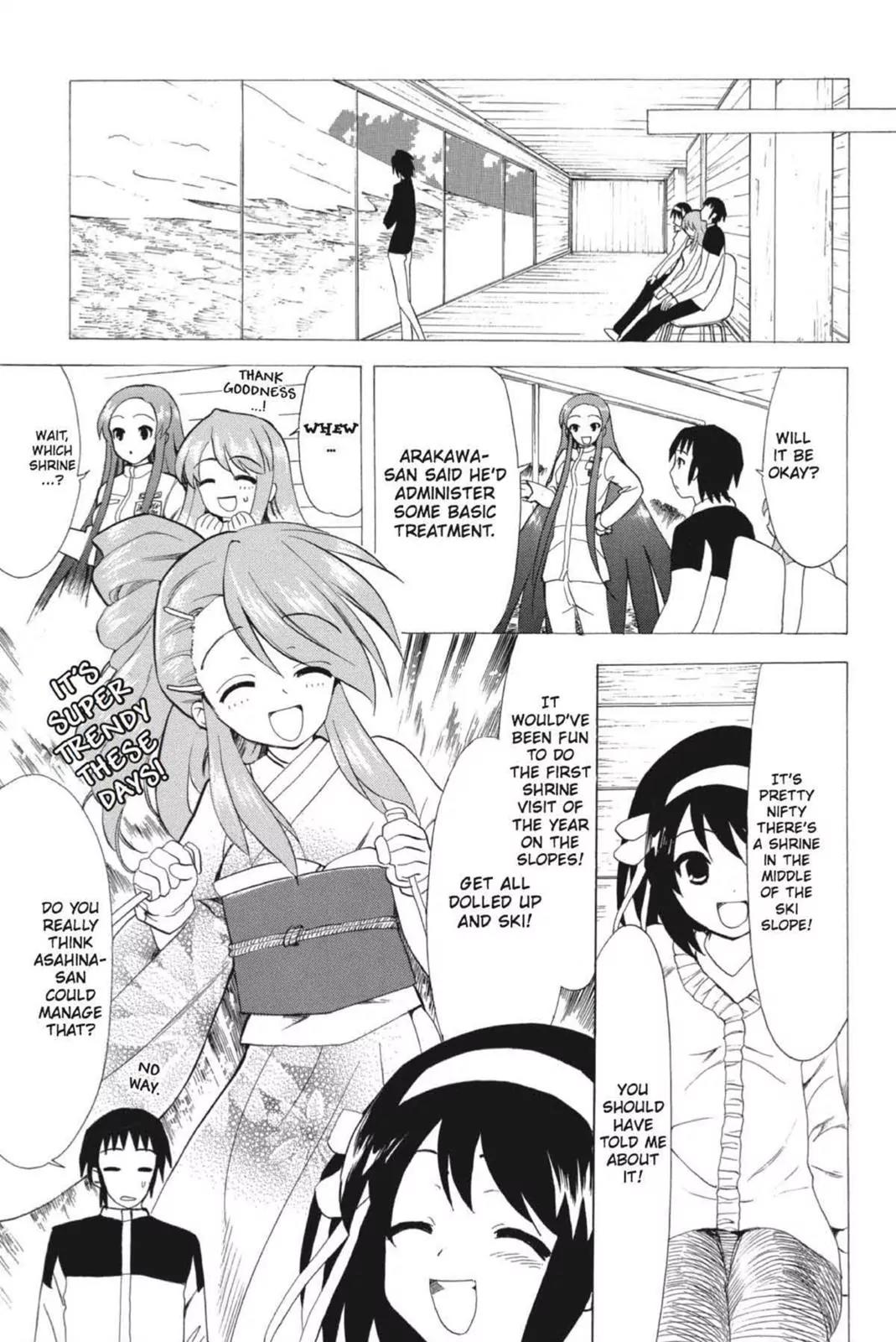 Suzumiya Haruhi no Yuuutsu Chapter 59 page 21 - Chapter 59: Red Data Elegy