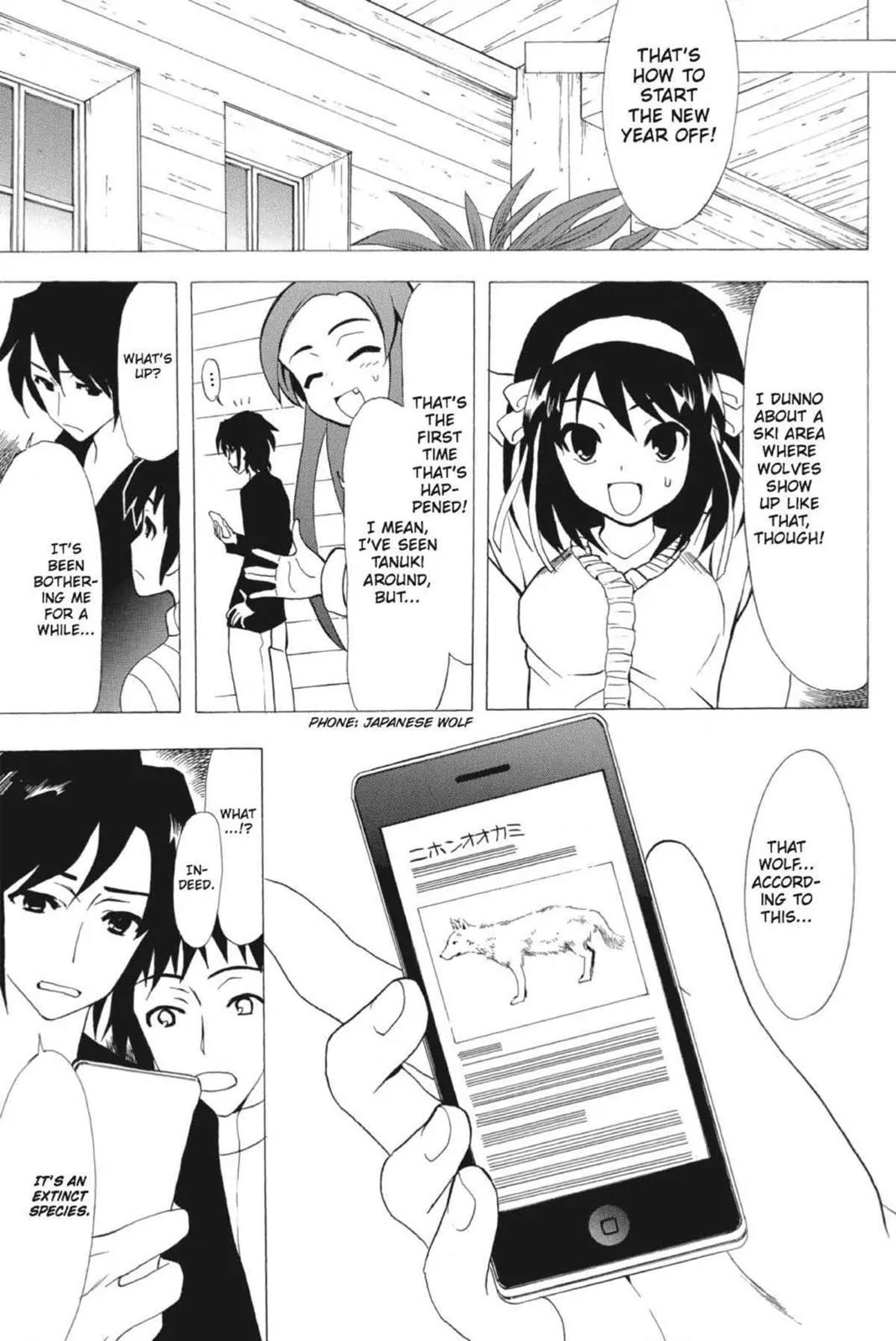 Suzumiya Haruhi no Yuuutsu Chapter 59 page 25 - Chapter 59: Red Data Elegy
